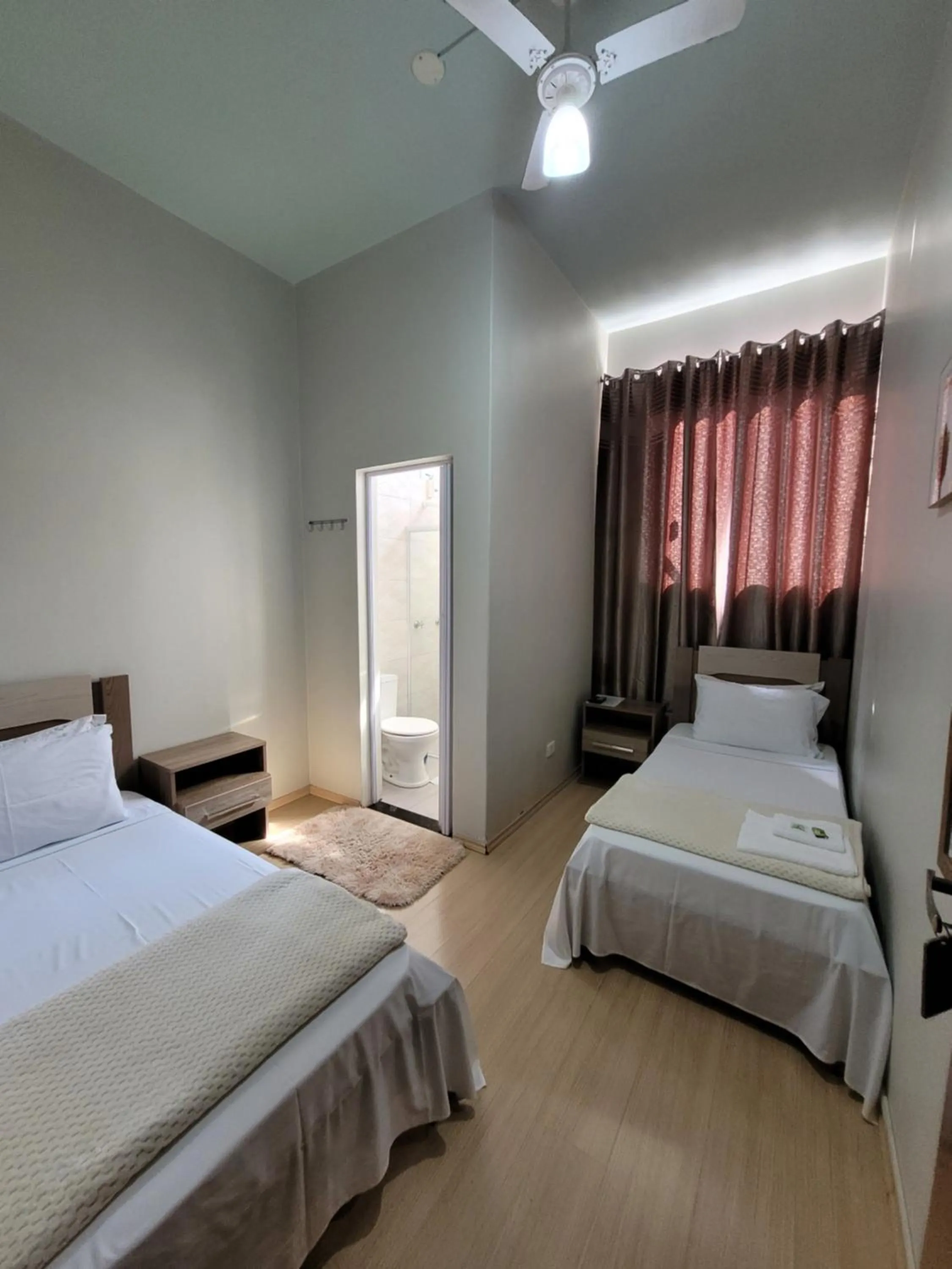 Bed in Hotel Hiperion Maringá