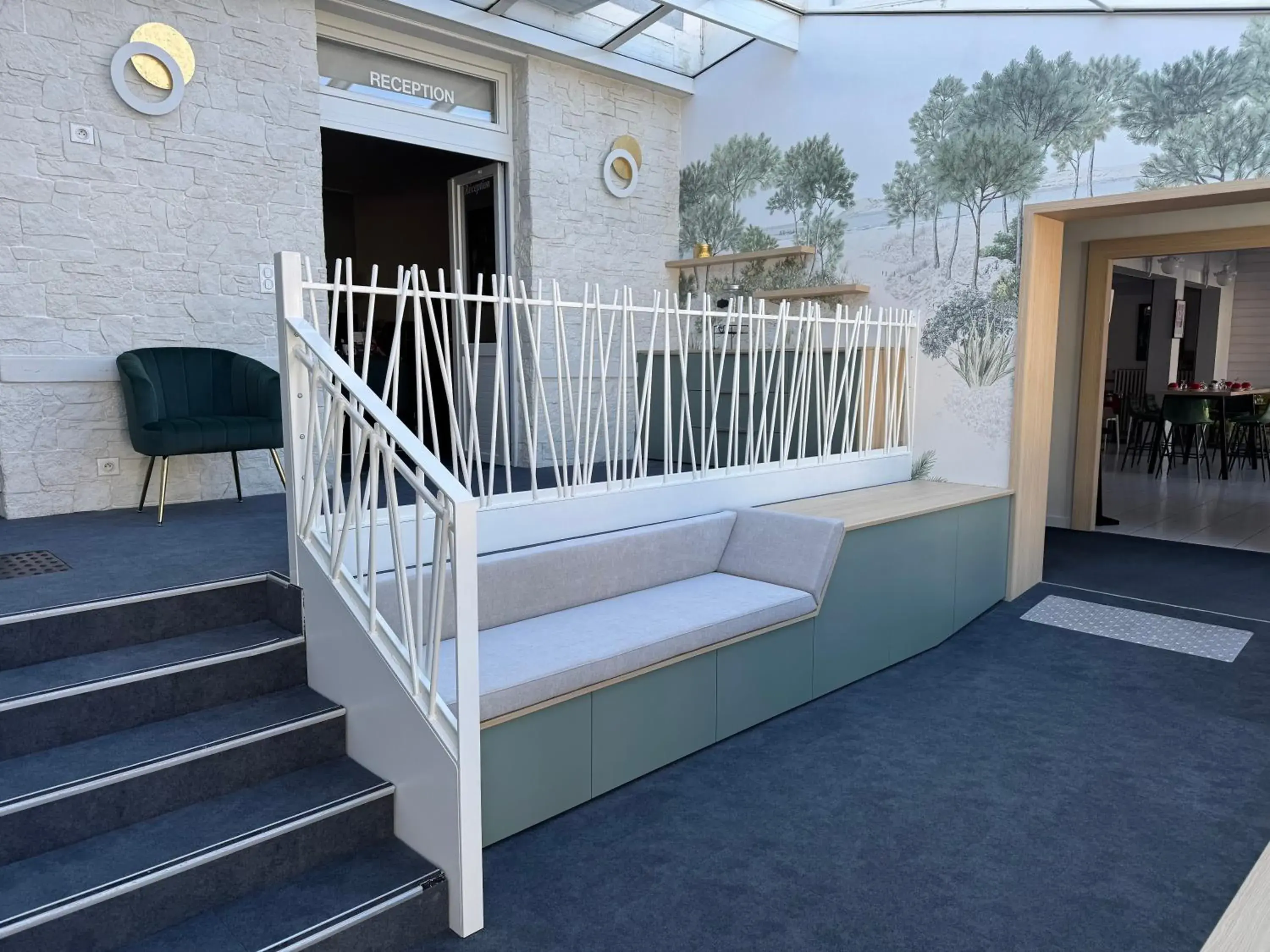 Property building in Hôtel Calme Des Pins & Spa Property building in Hôtel Calme Des Pins & Spa