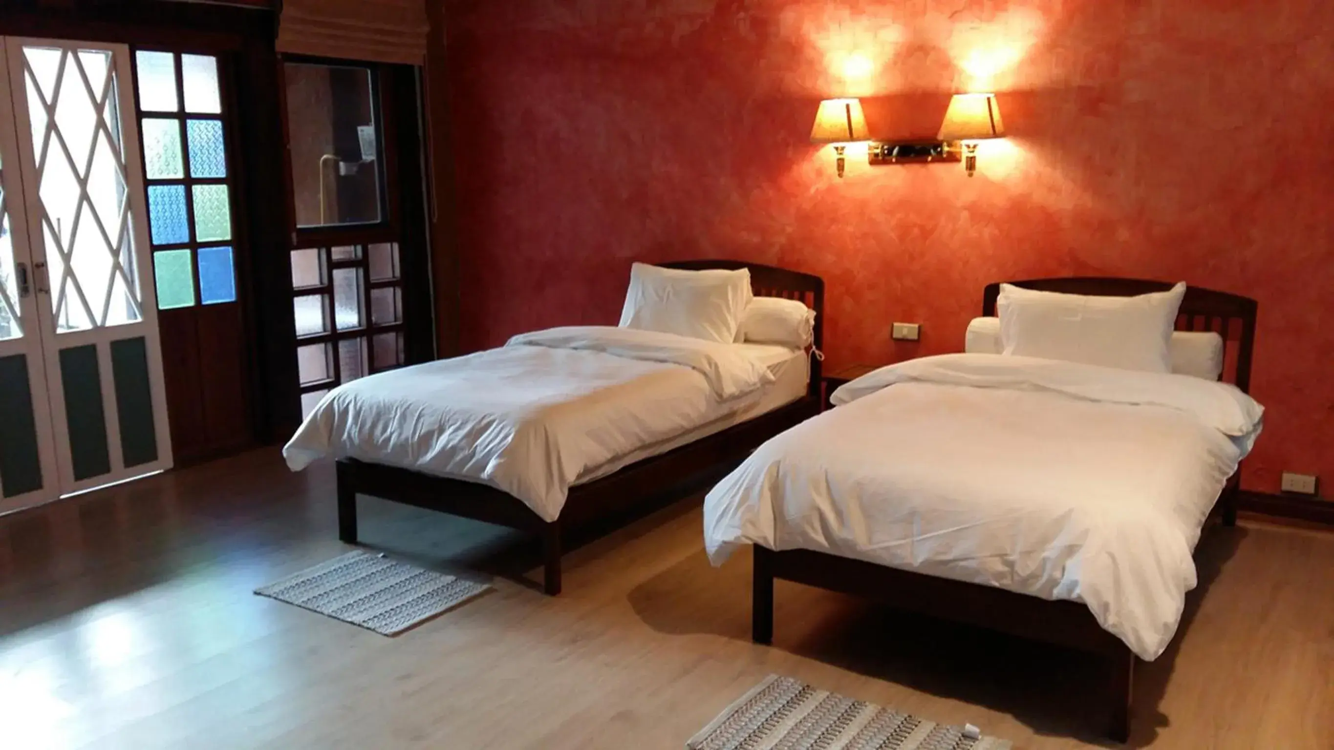 Decorative detail, Bed in Sala Done Khone Hotel Decorative detail, Bed in Sala Done Khone Hotel