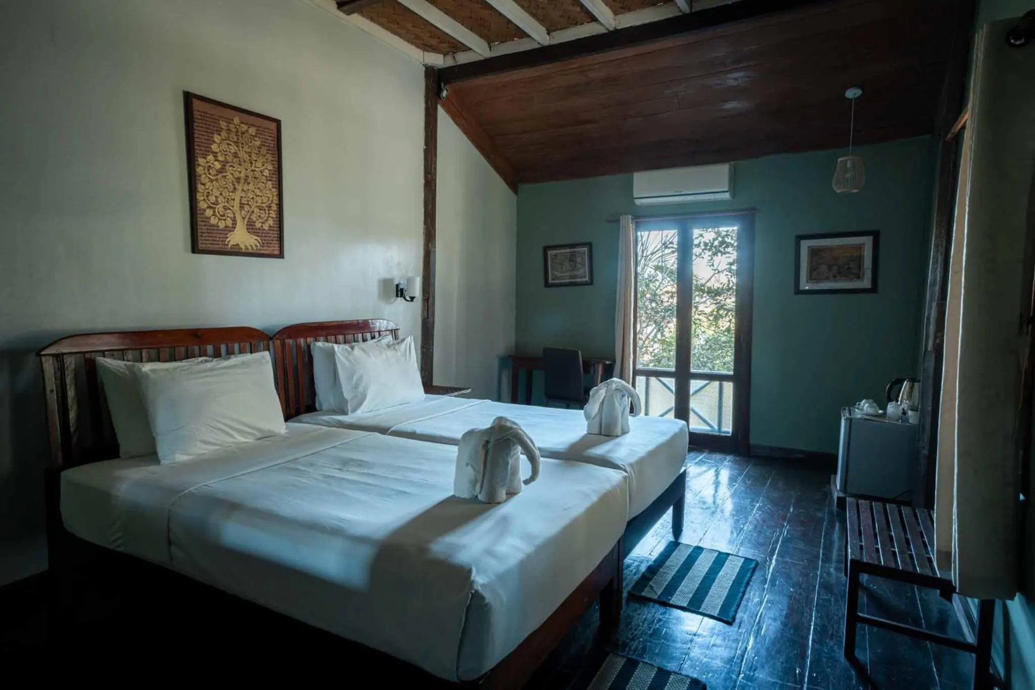 Photo of the whole room, Bed in Sala Done Khone Hotel