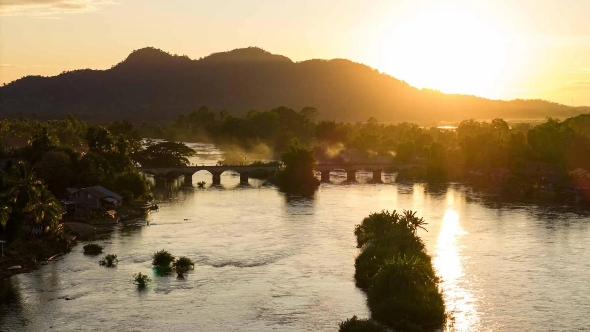 Natural landscape in Sala Done Khone Hotel