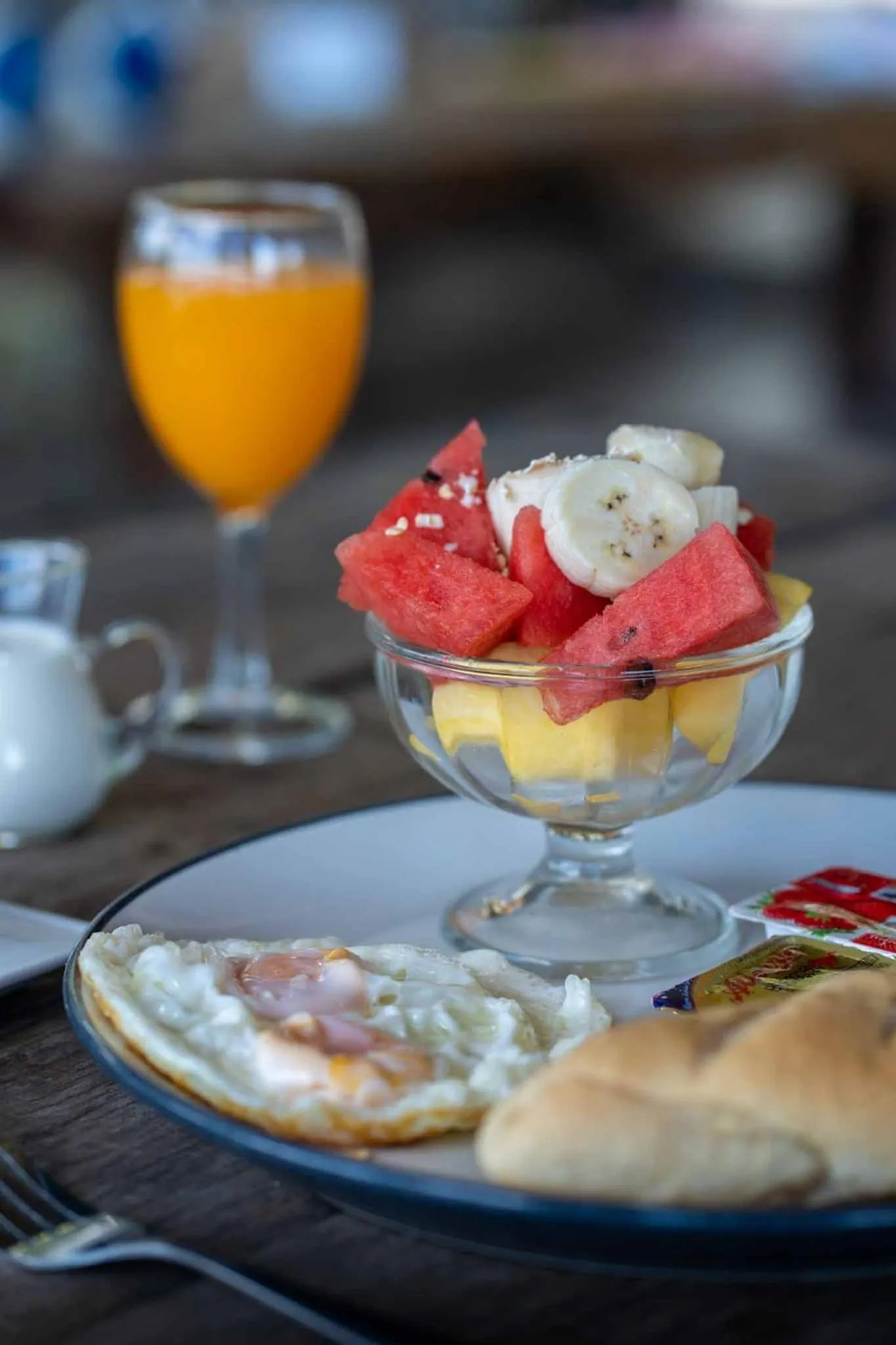 Breakfast in Sala Done Khone Hotel