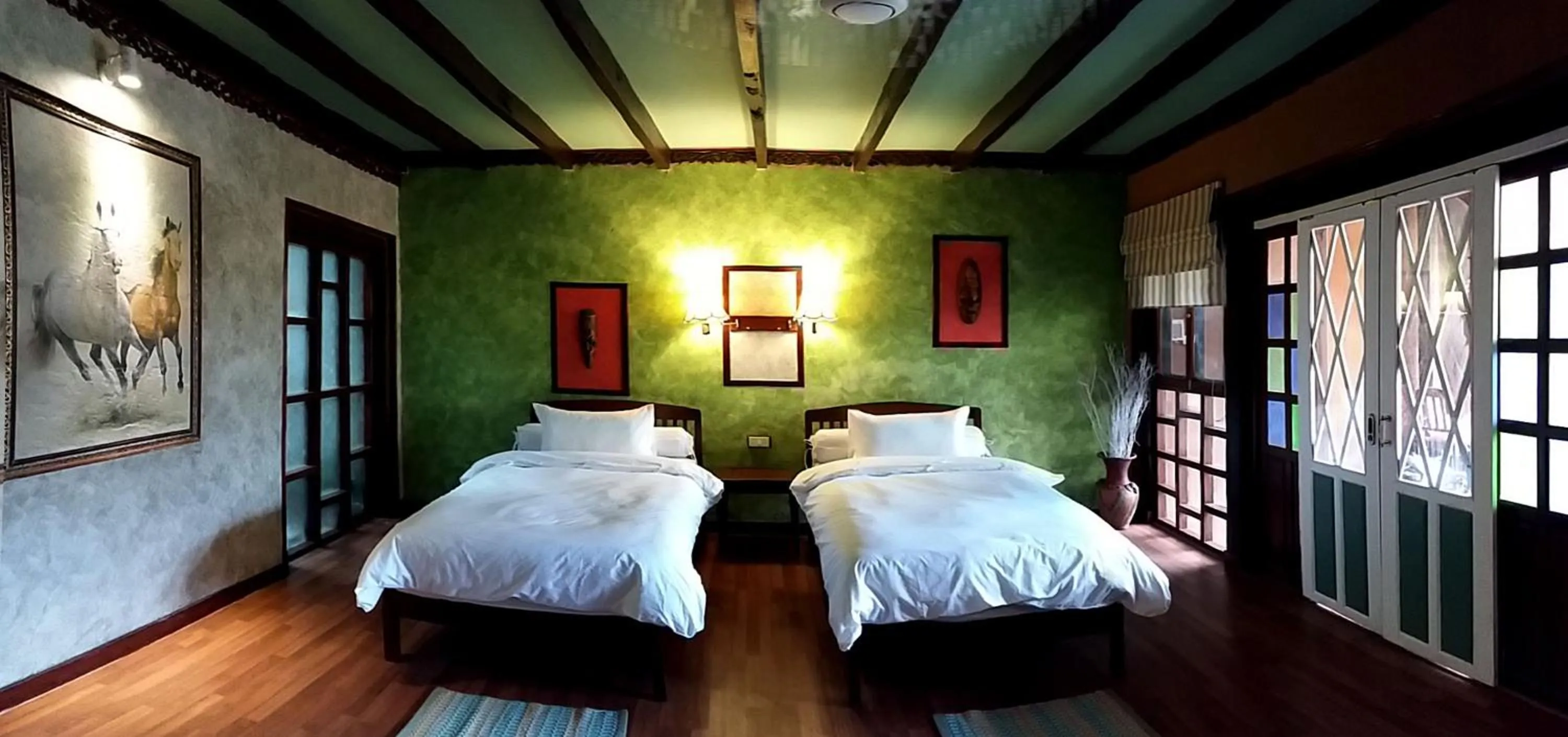 Decorative detail, Bed in Sala Done Khone Hotel