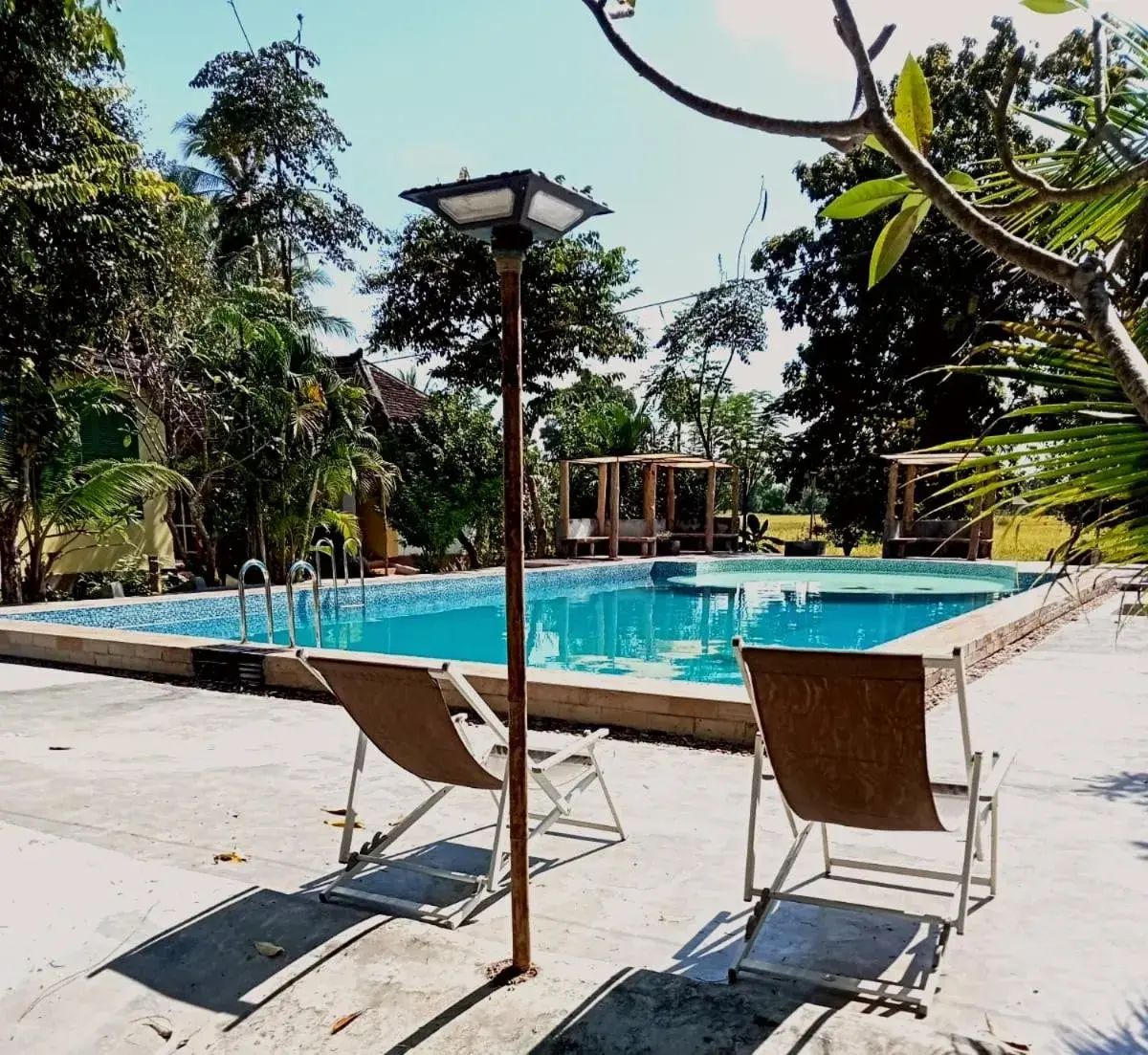 Swimming pool in Sala Done Khone Hotel Swimming pool in Sala Done Khone Hotel