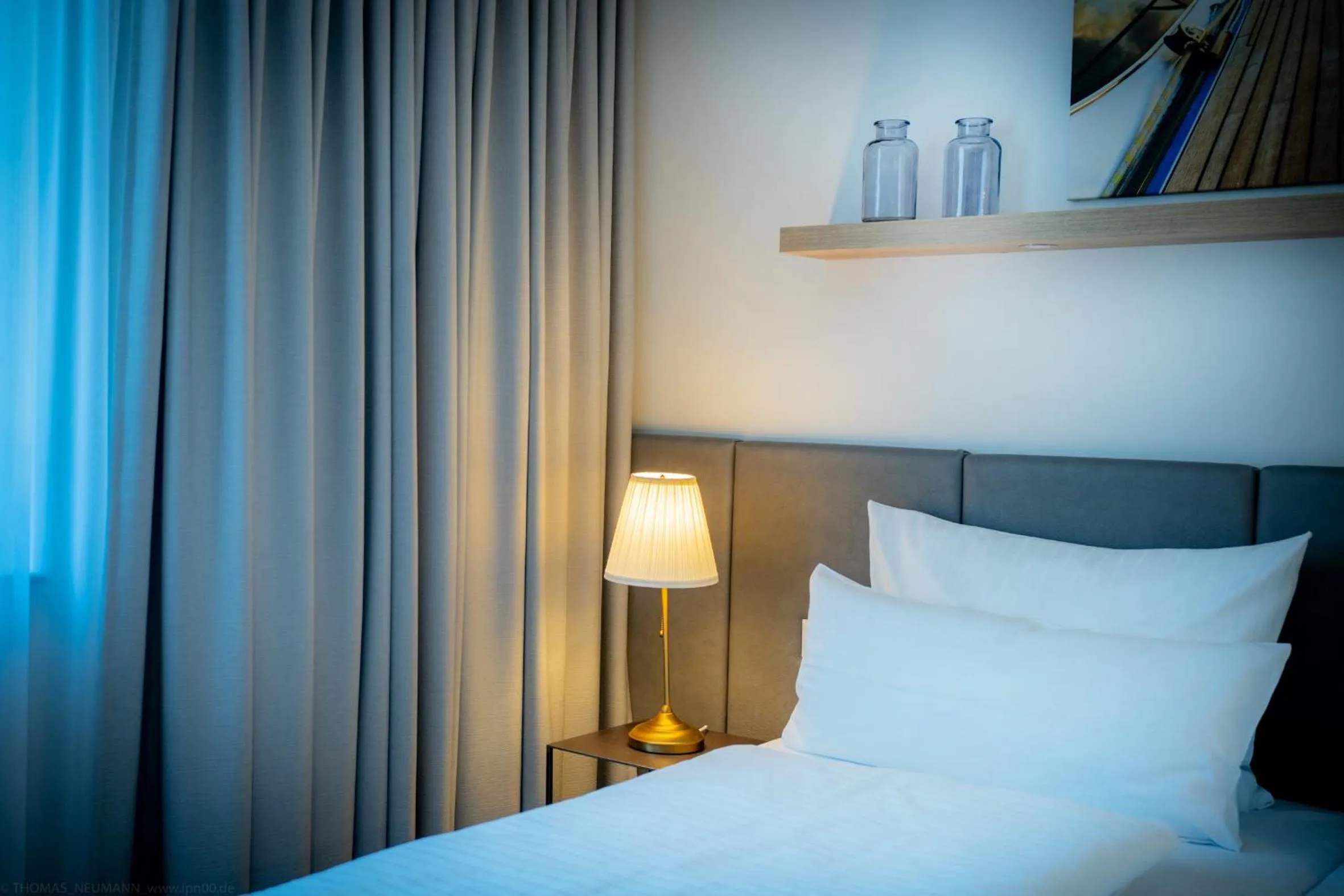 Bed in bodenseezeit Apartmenthotel Garni