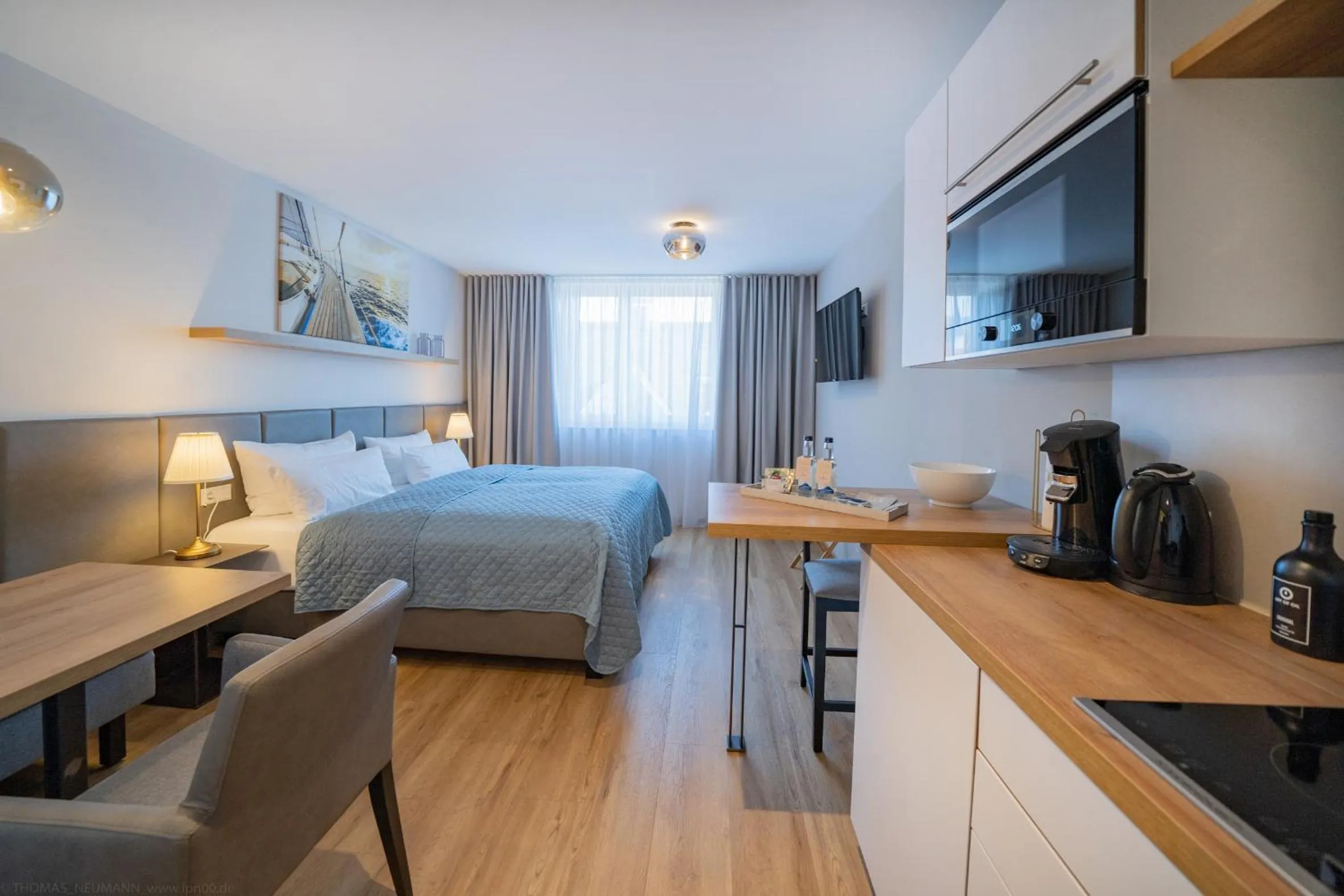 Bedroom, Bed in bodenseezeit Apartmenthotel Garni