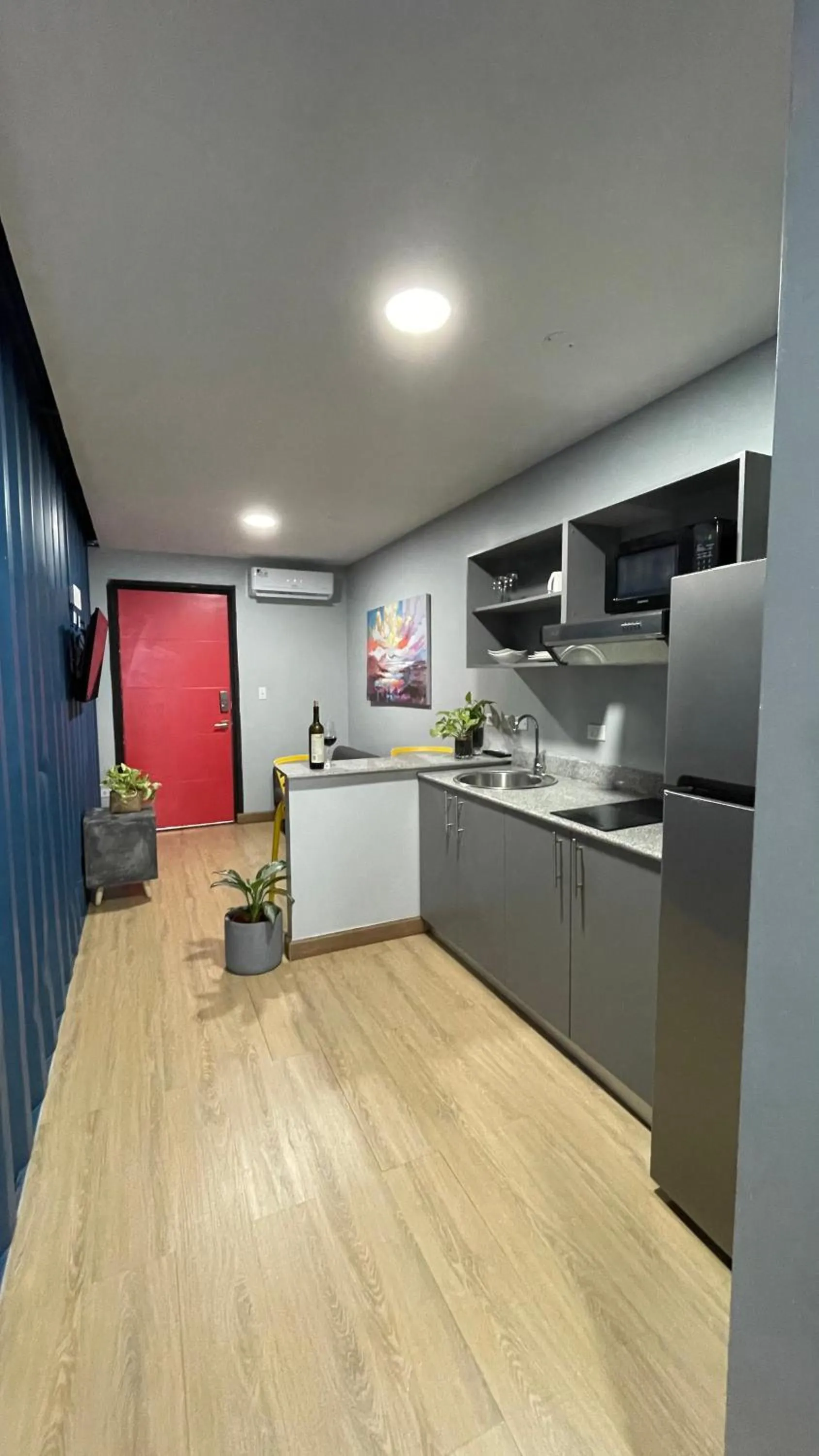 Kitchen or kitchenette in Nomada Republic Hotel Panama City