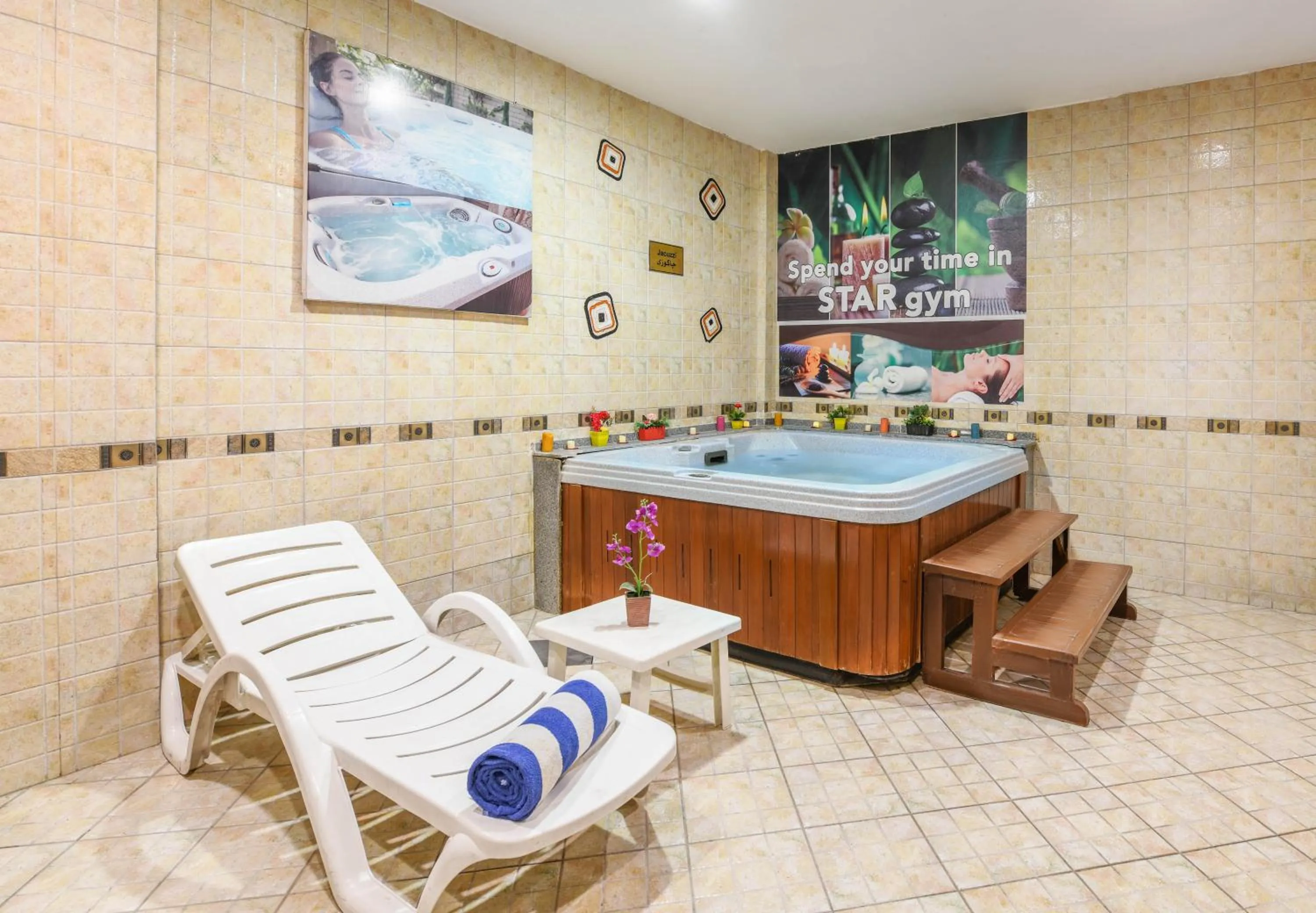 Steam room in Tolip Aswan Hotel