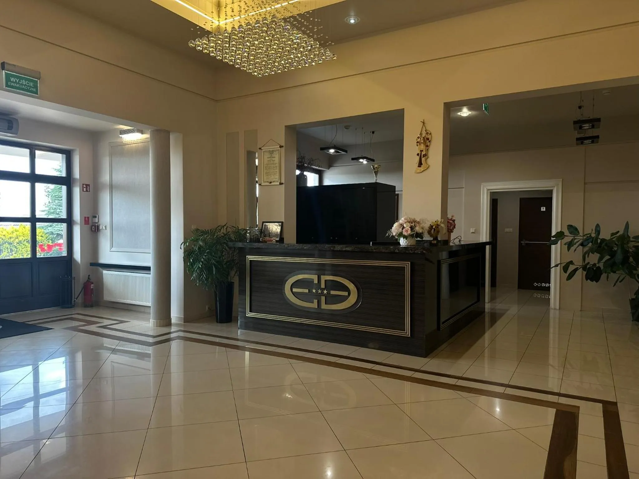 Lobby or reception in Hotel Dudek