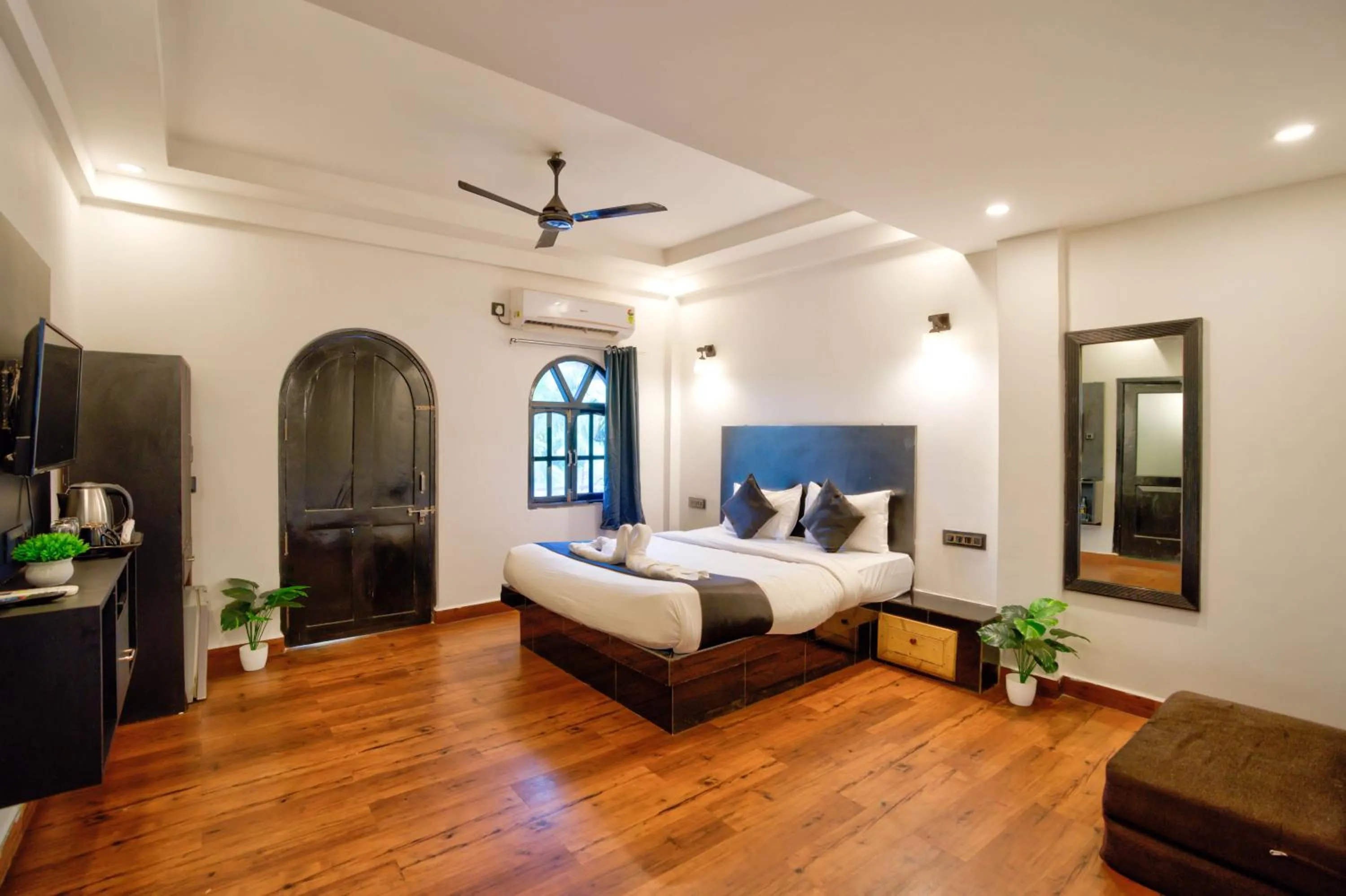 Bed in Hotel Vaggi's Place