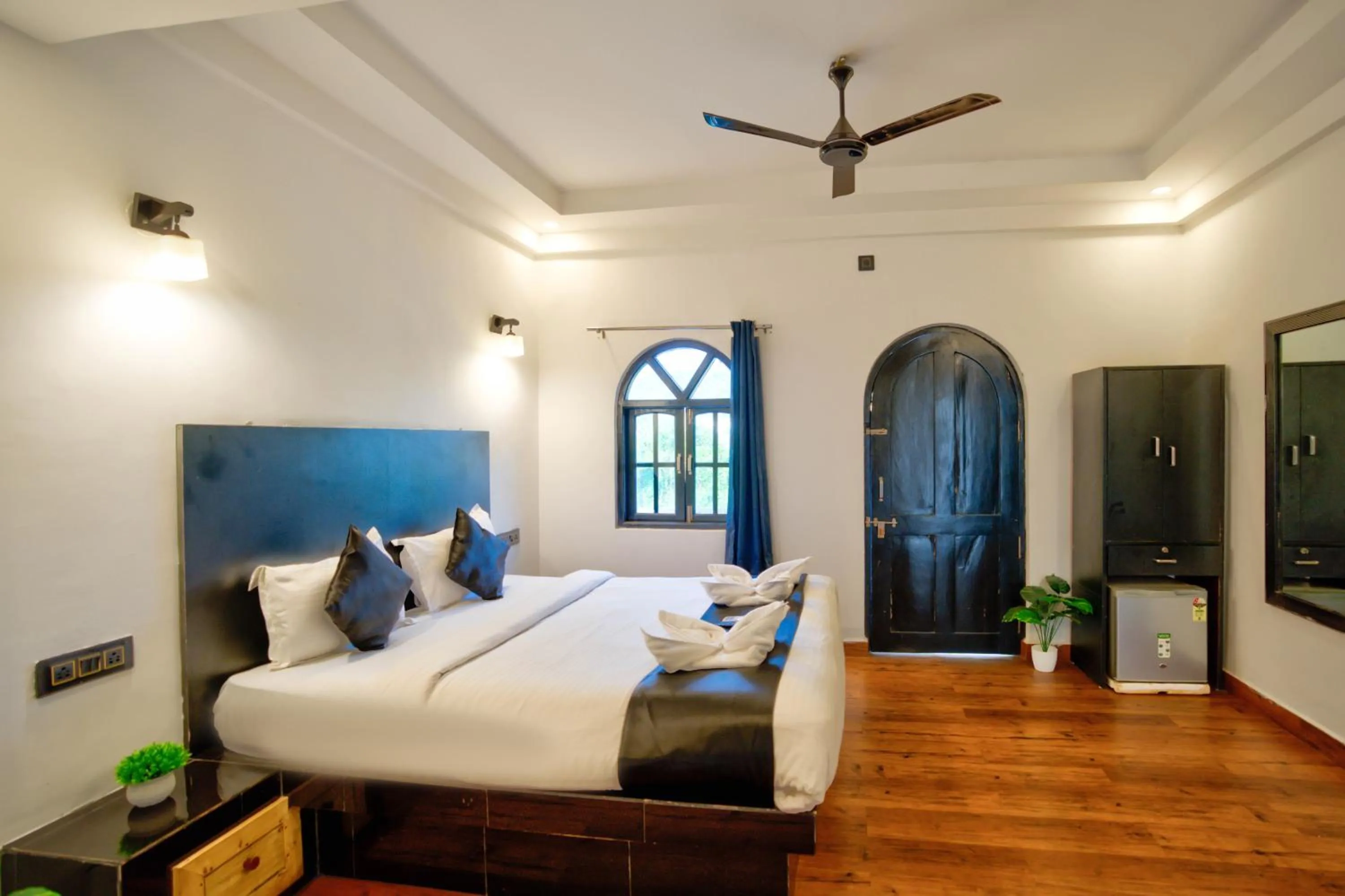 Bed in Hotel Vaggi's Place