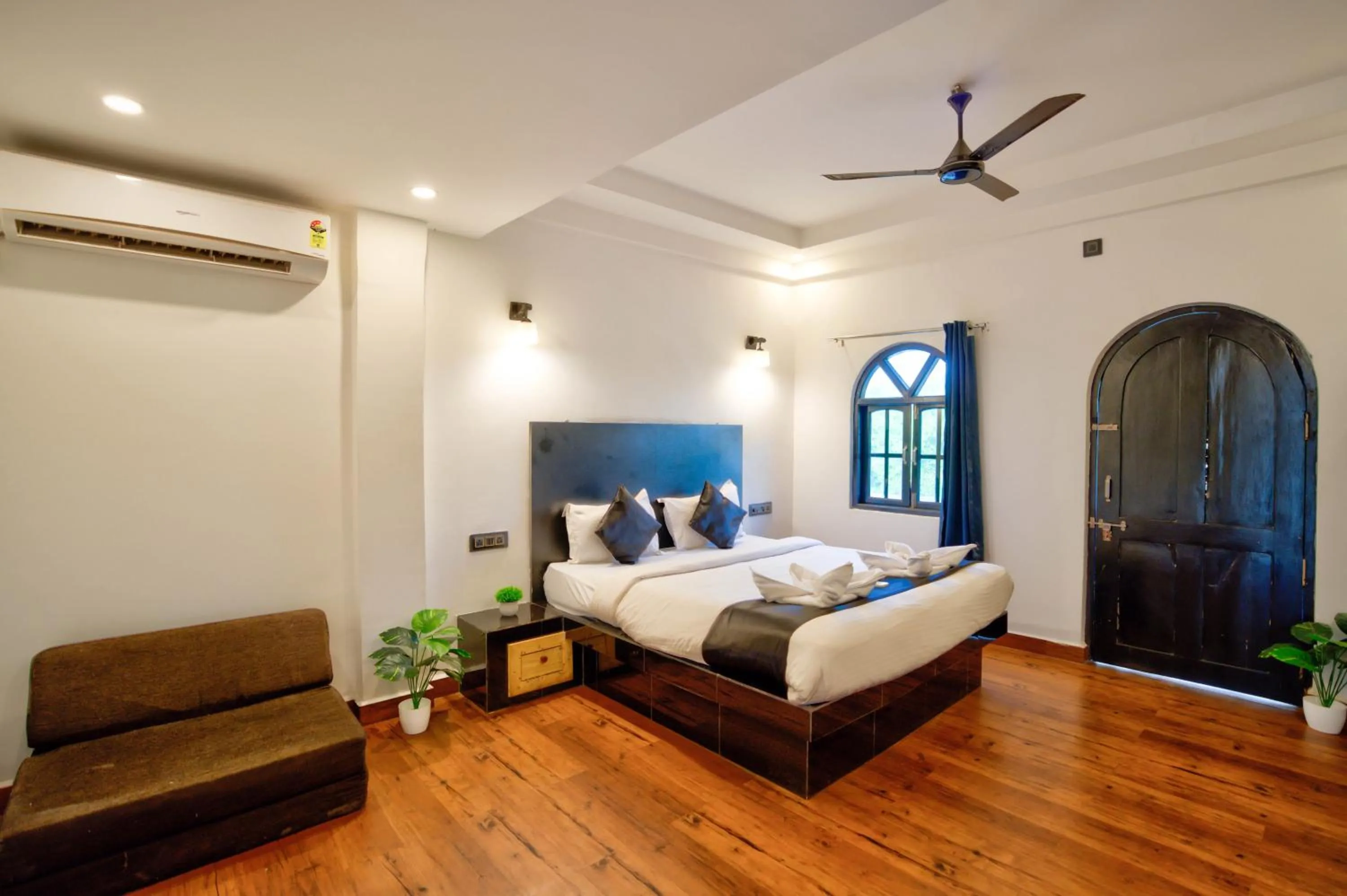 Bed in Hotel Vaggi's Place