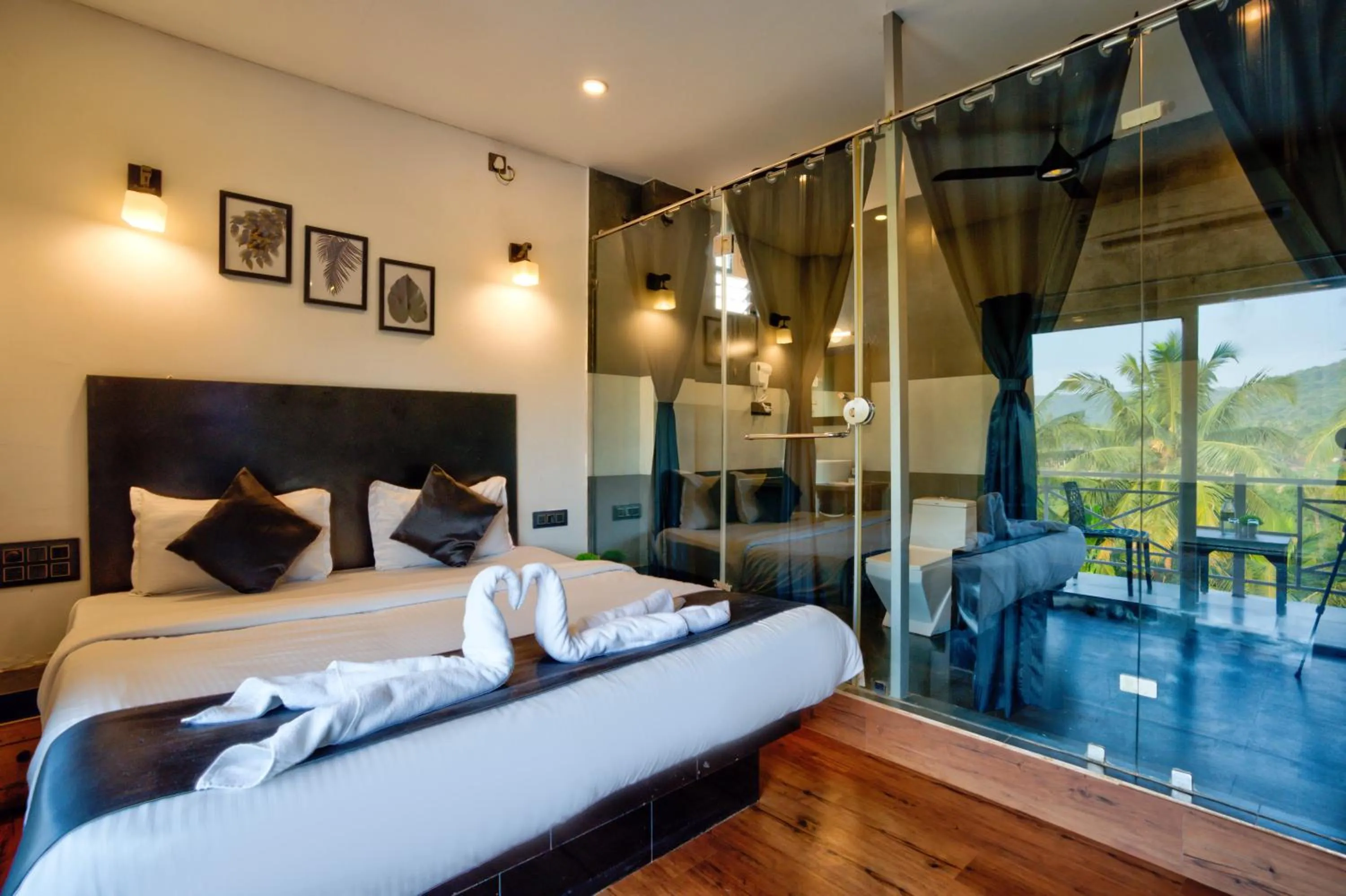 Bed in Hotel Vaggi's Place