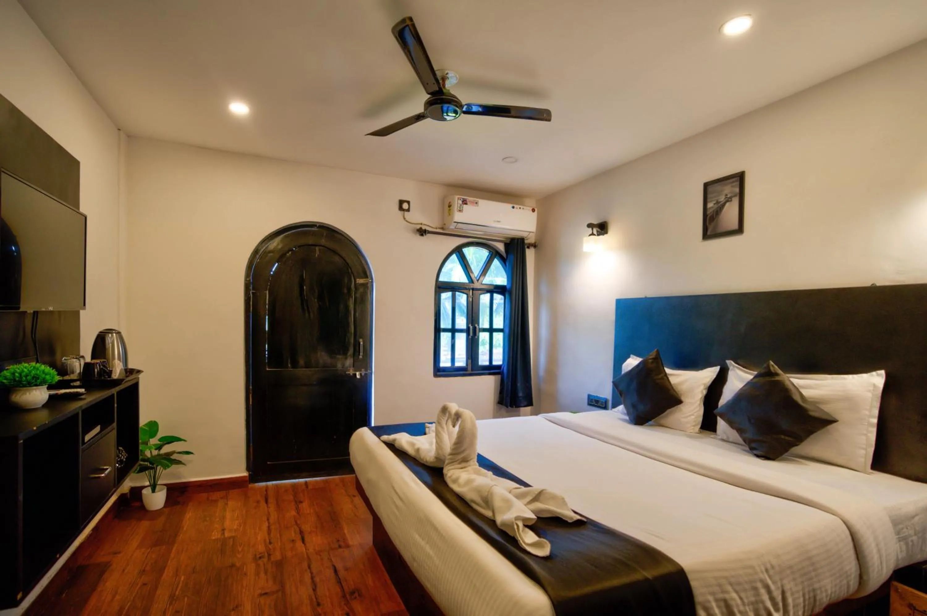 Bed in Hotel Vaggi's Place