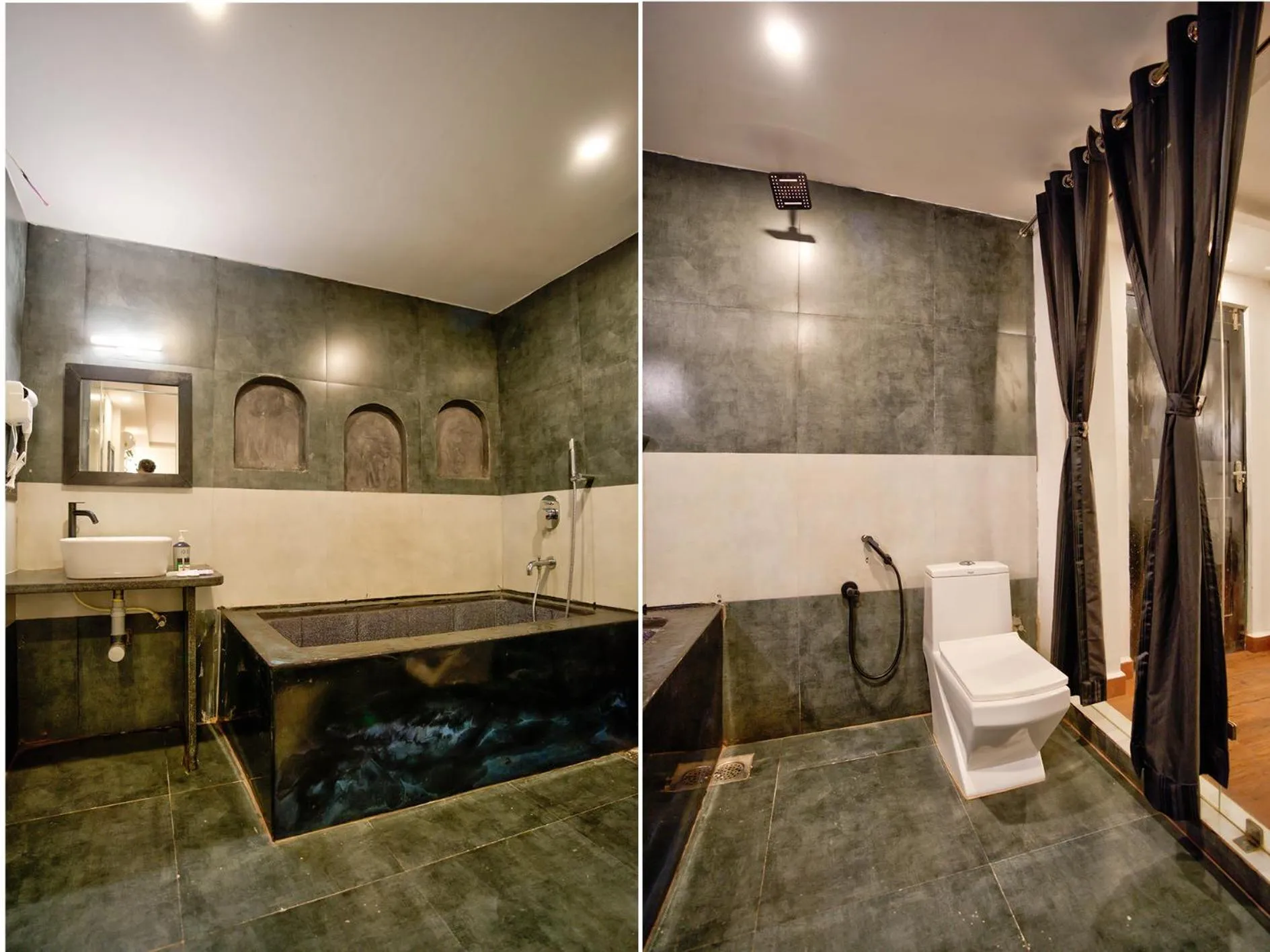 Shower in Hotel Vaggi's Place