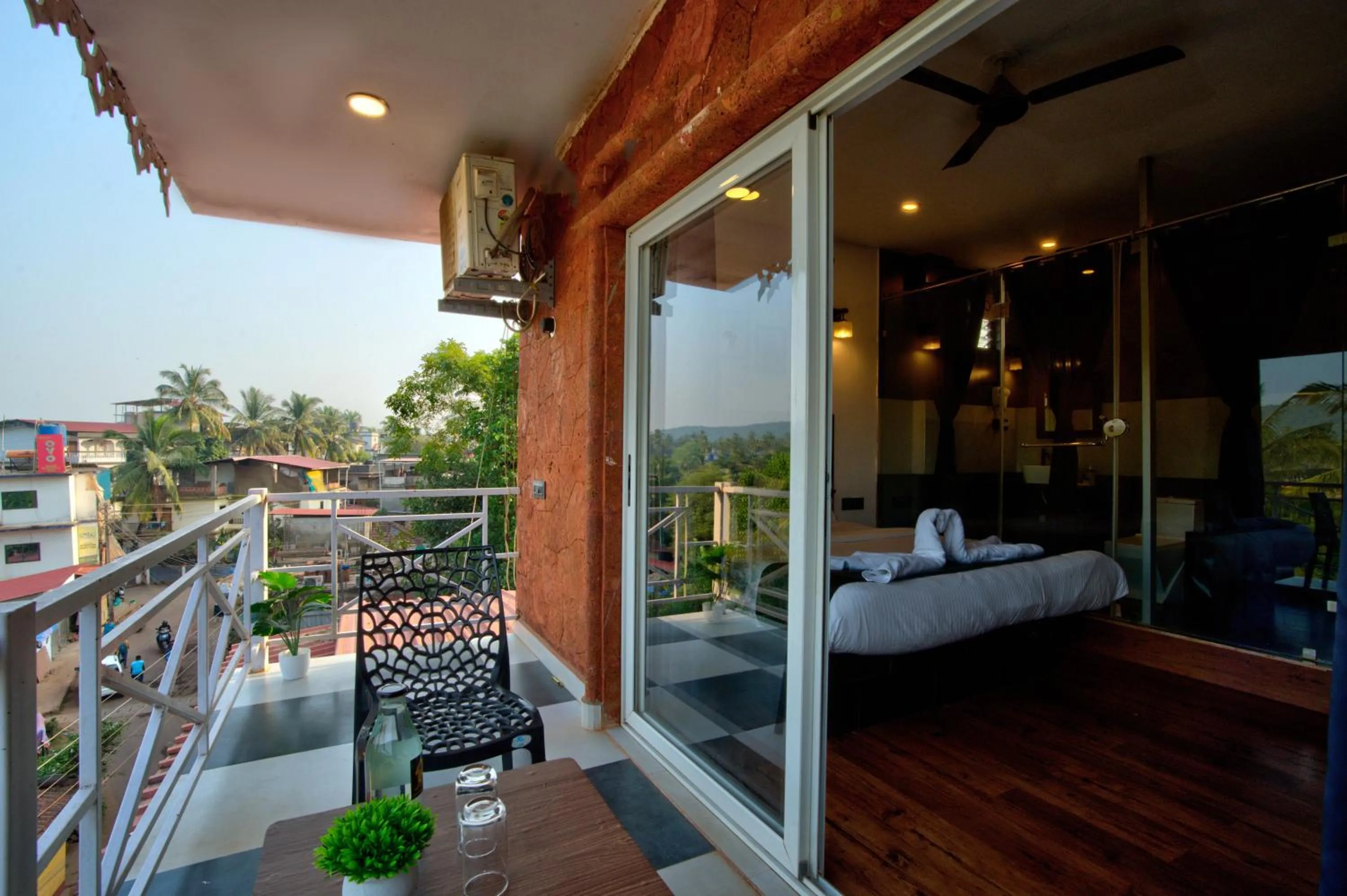 Bed in Hotel Vaggi's Place