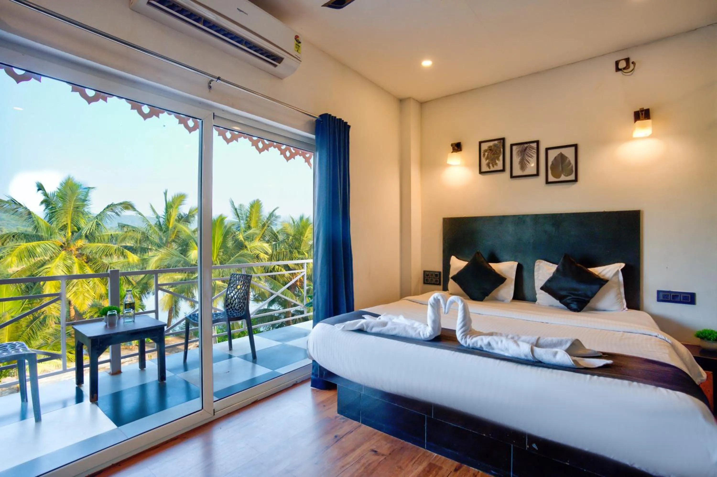 Bed in Hotel Vaggi's Place