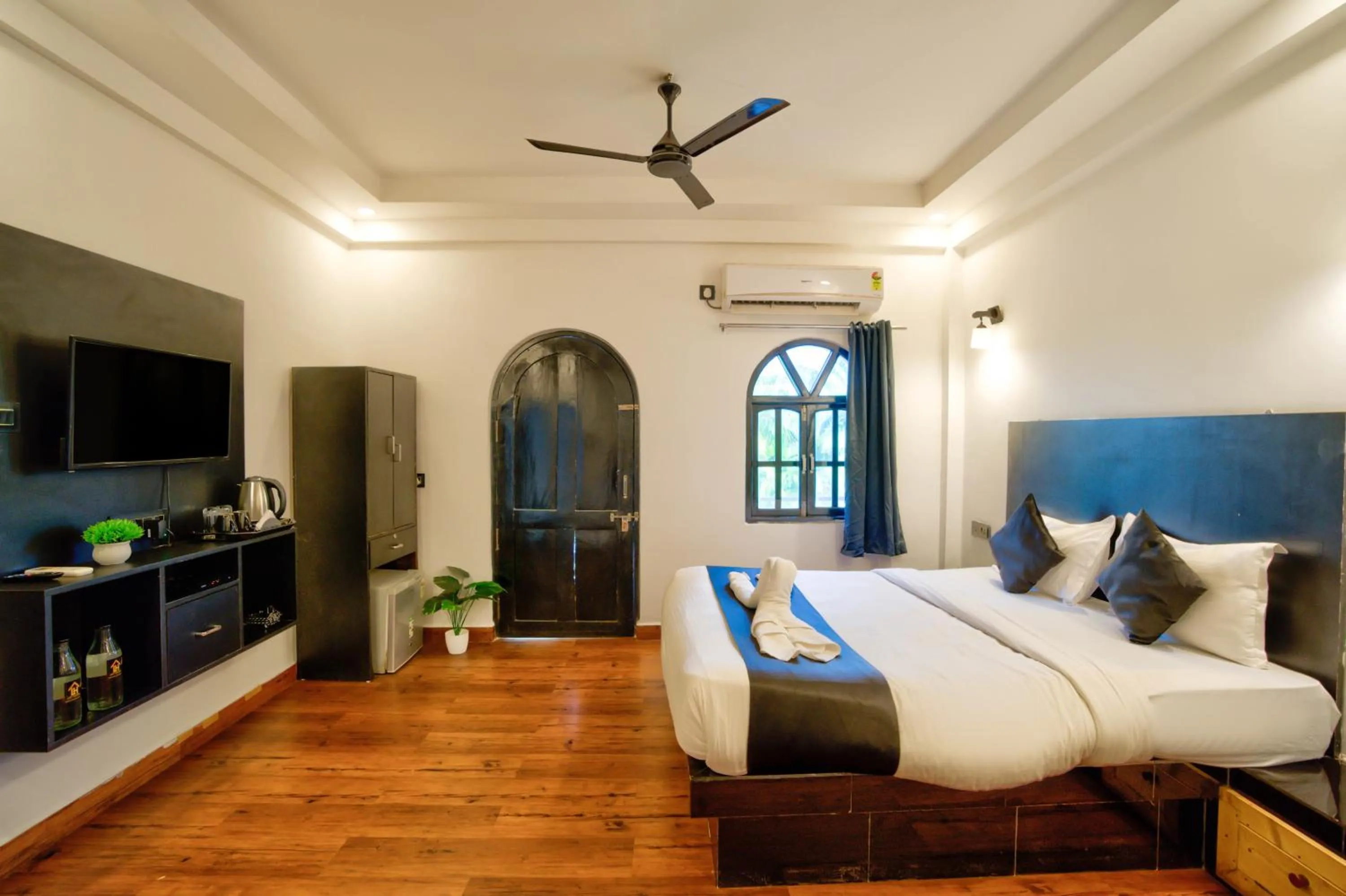 Bed in Hotel Vaggi's Place