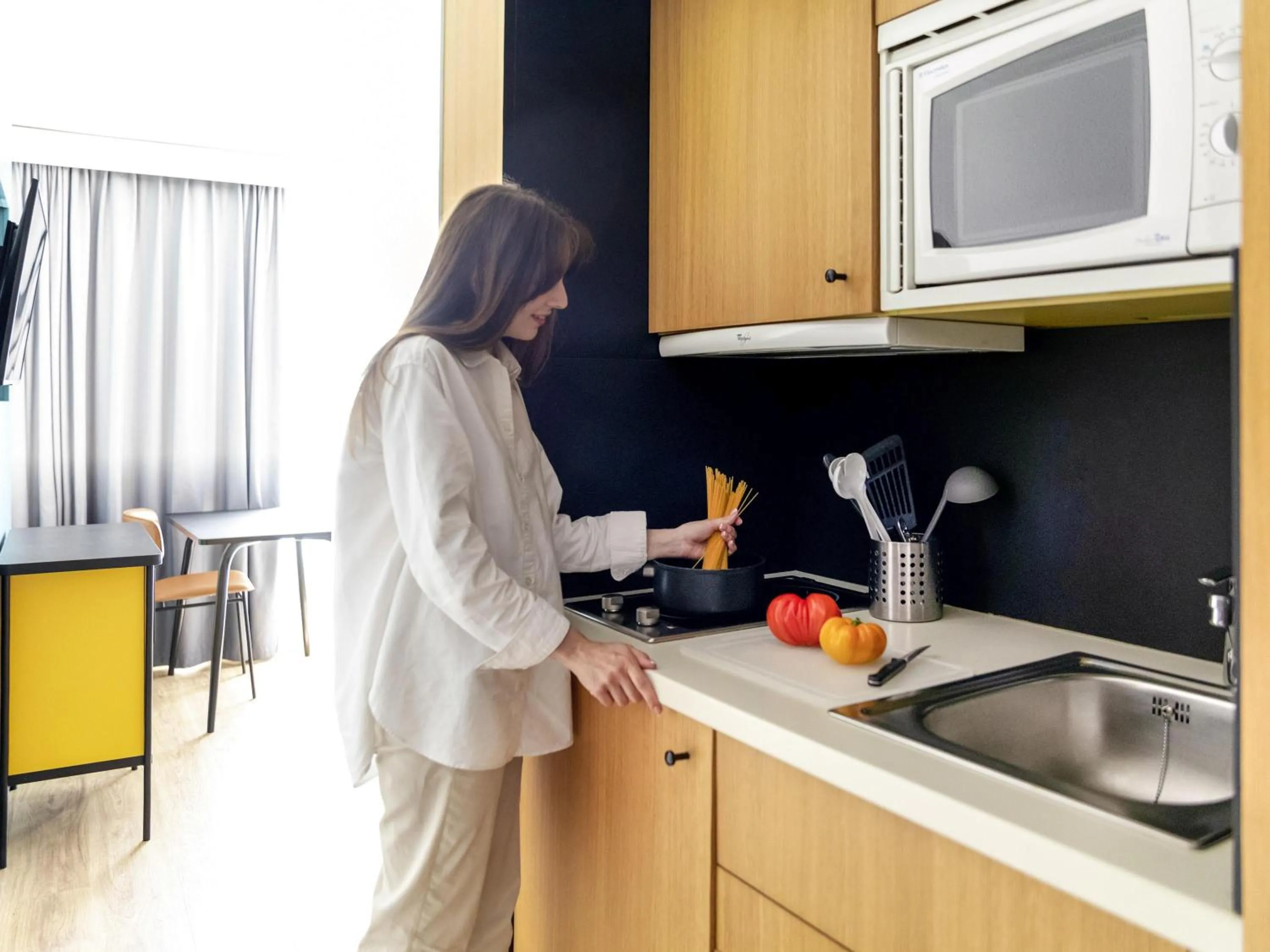 Bedroom in Aparthotel Adagio Annecy Centre