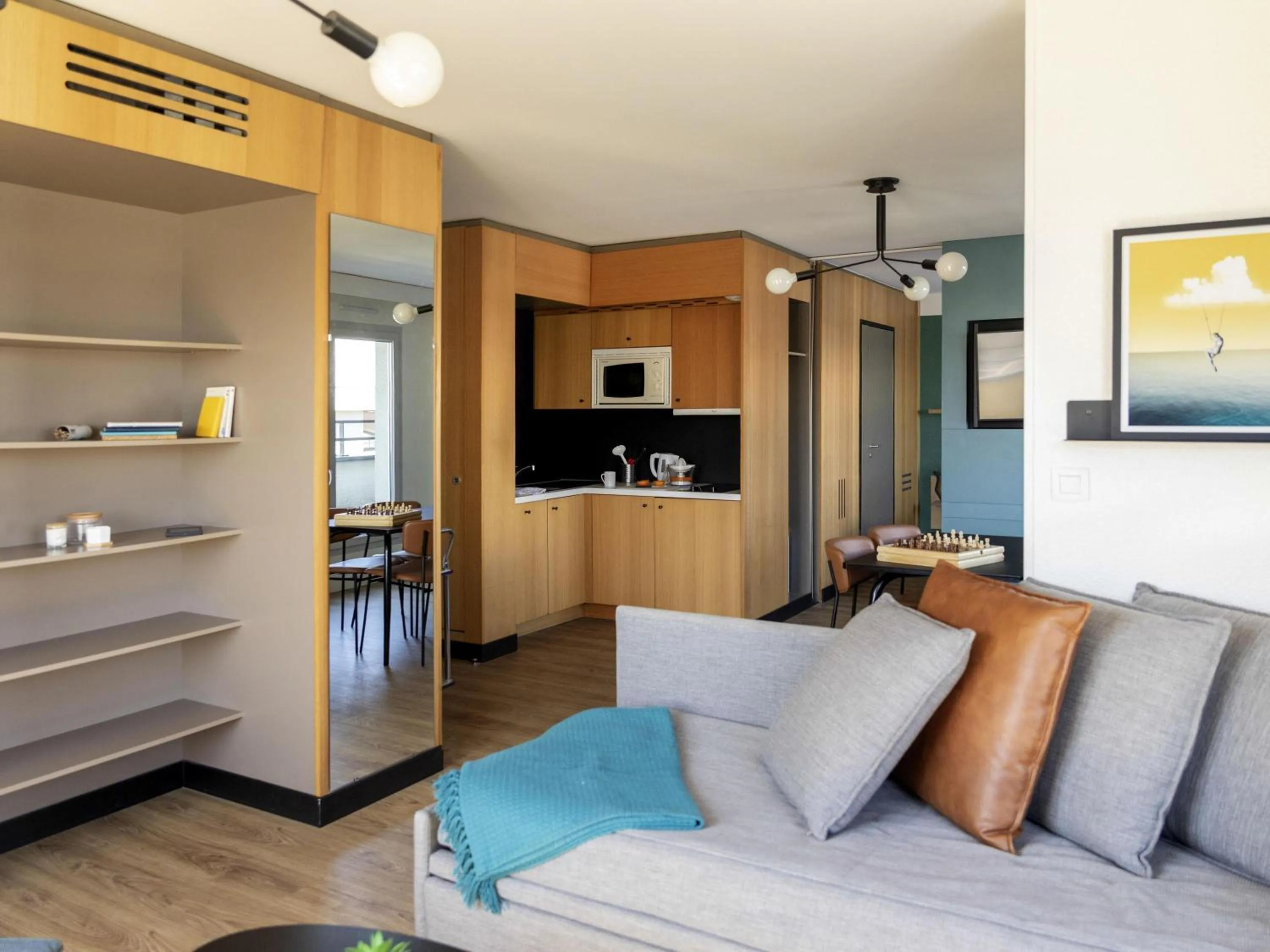 Bedroom in Aparthotel Adagio Annecy Centre