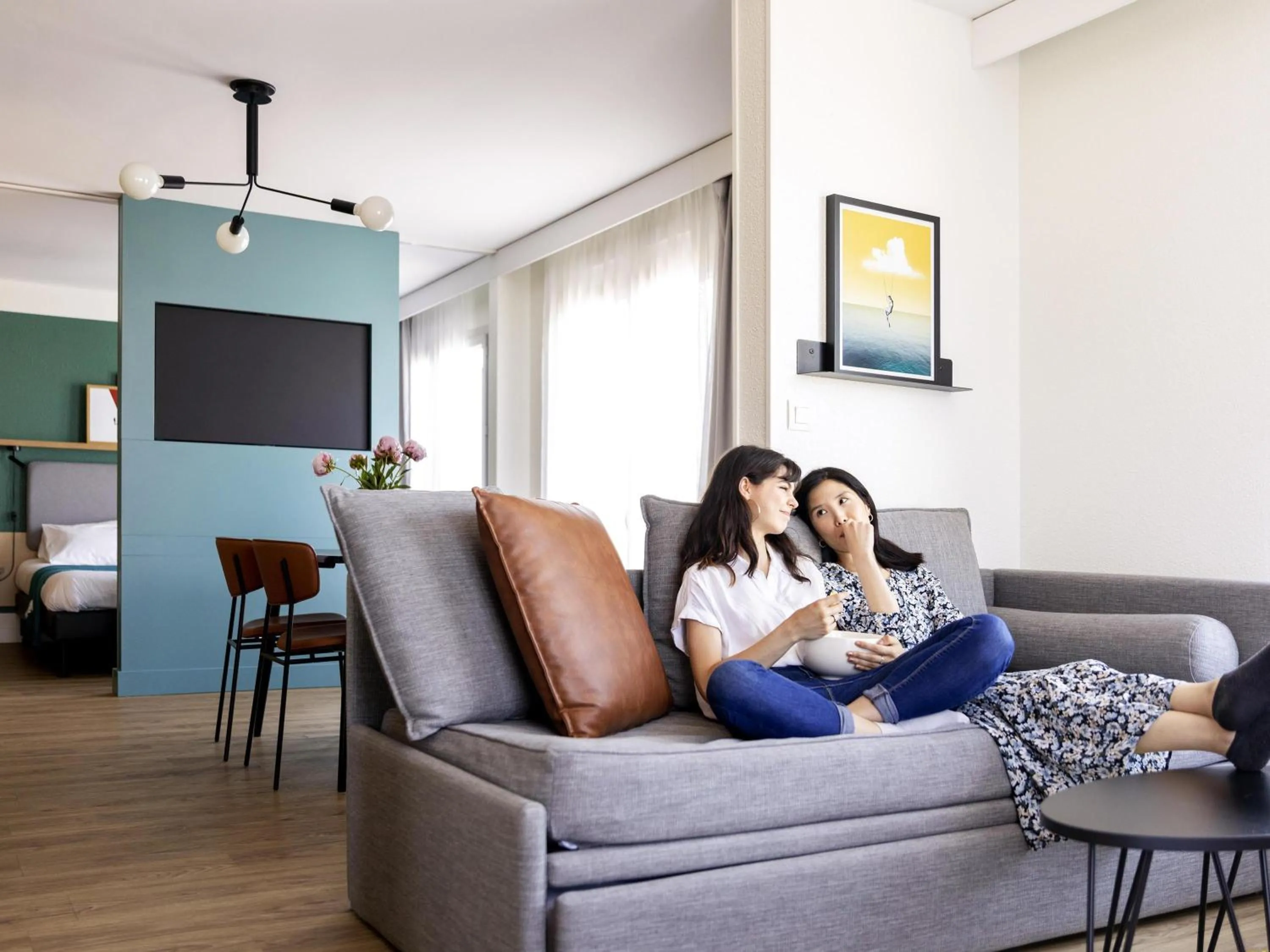 Bedroom in Aparthotel Adagio Annecy Centre