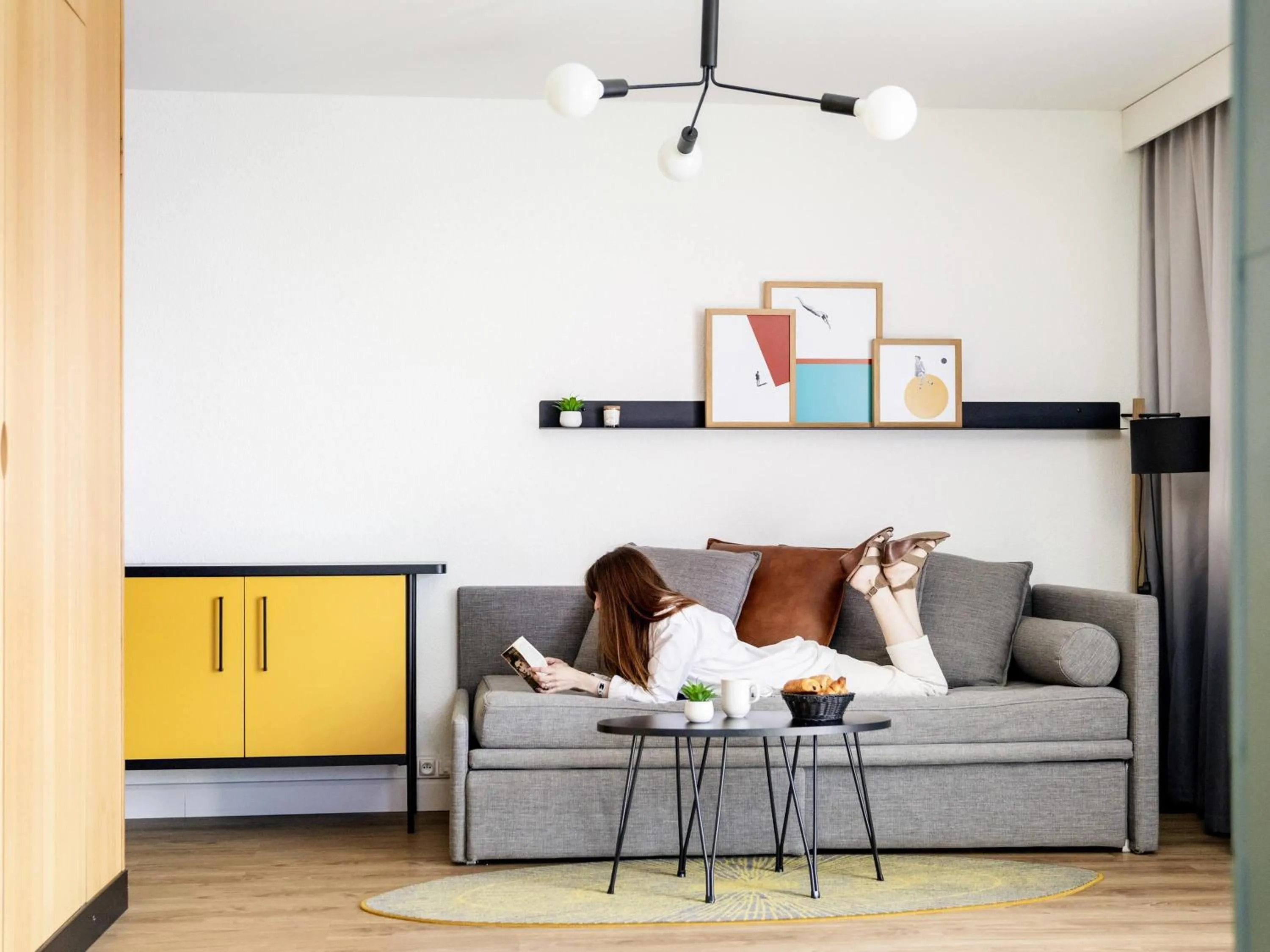 Bedroom in Aparthotel Adagio Annecy Centre