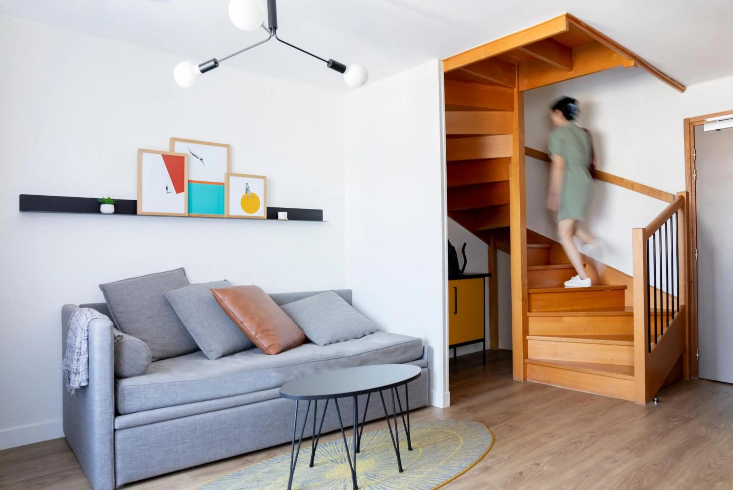 Living room in Aparthotel Adagio Annecy Centre