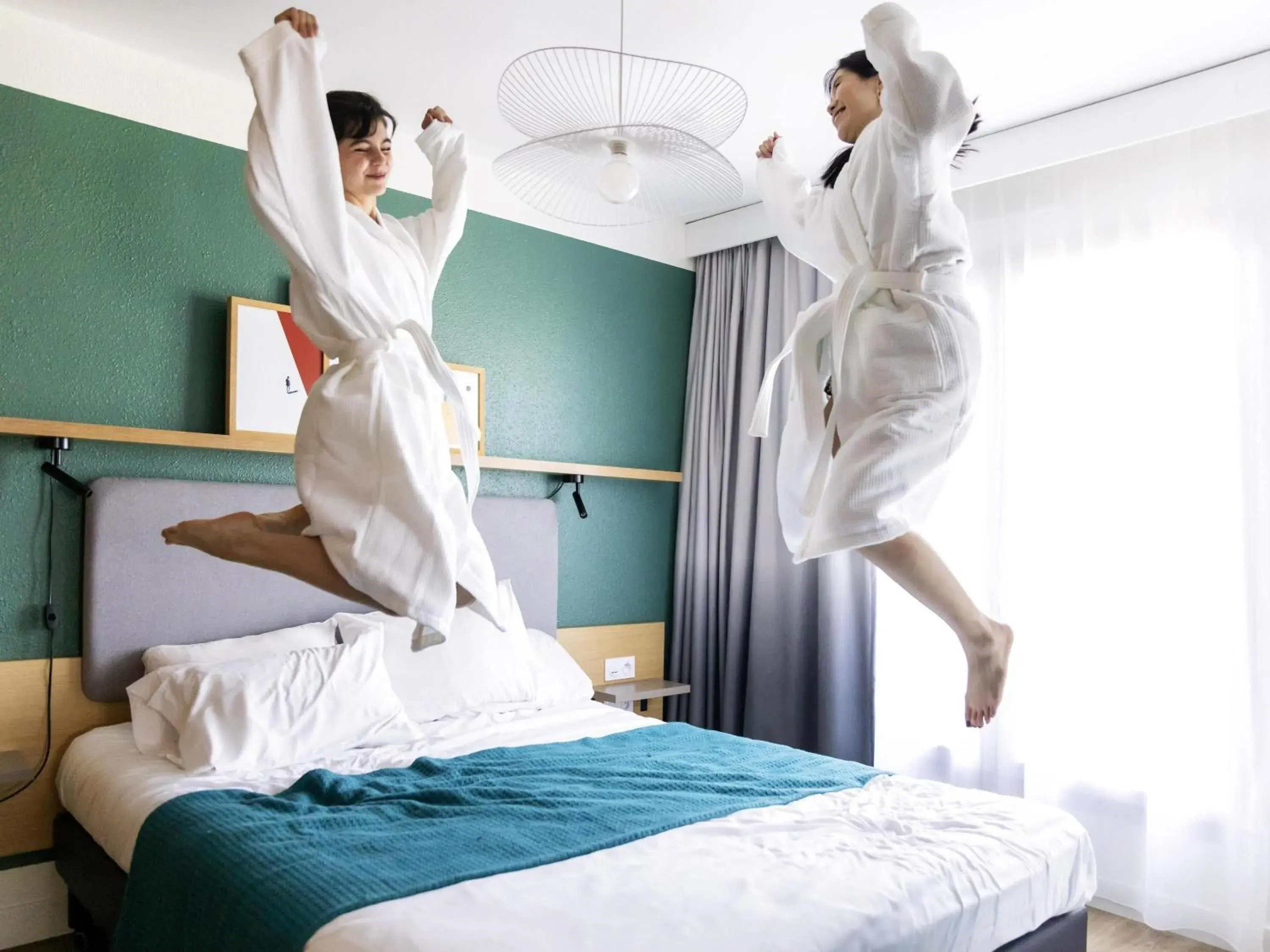 Bedroom, Bed in Aparthotel Adagio Annecy Centre Bedroom, Bed in Aparthotel Adagio Annecy Centre