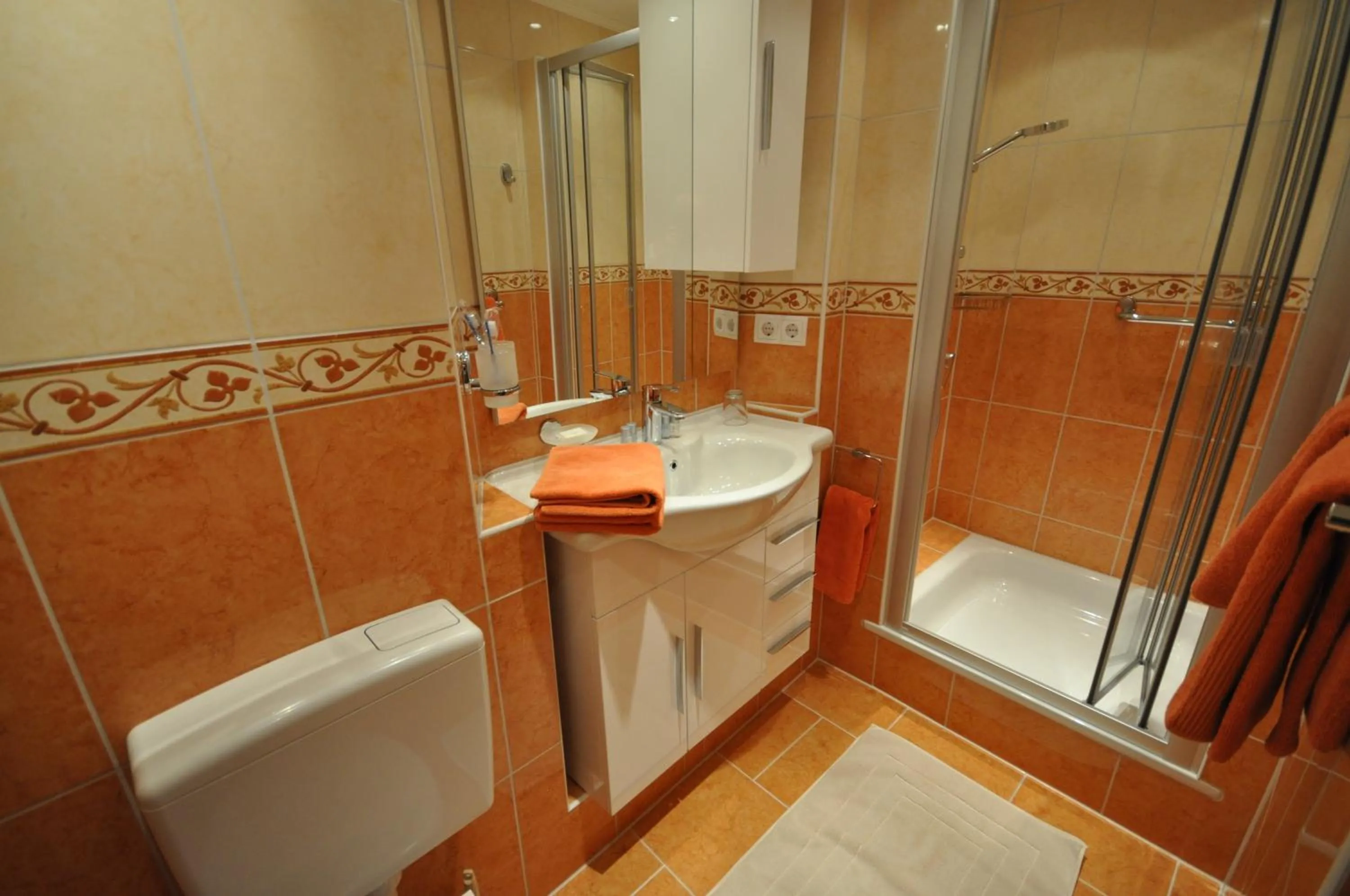 Bathroom in Hotel Restaurant "Athen"