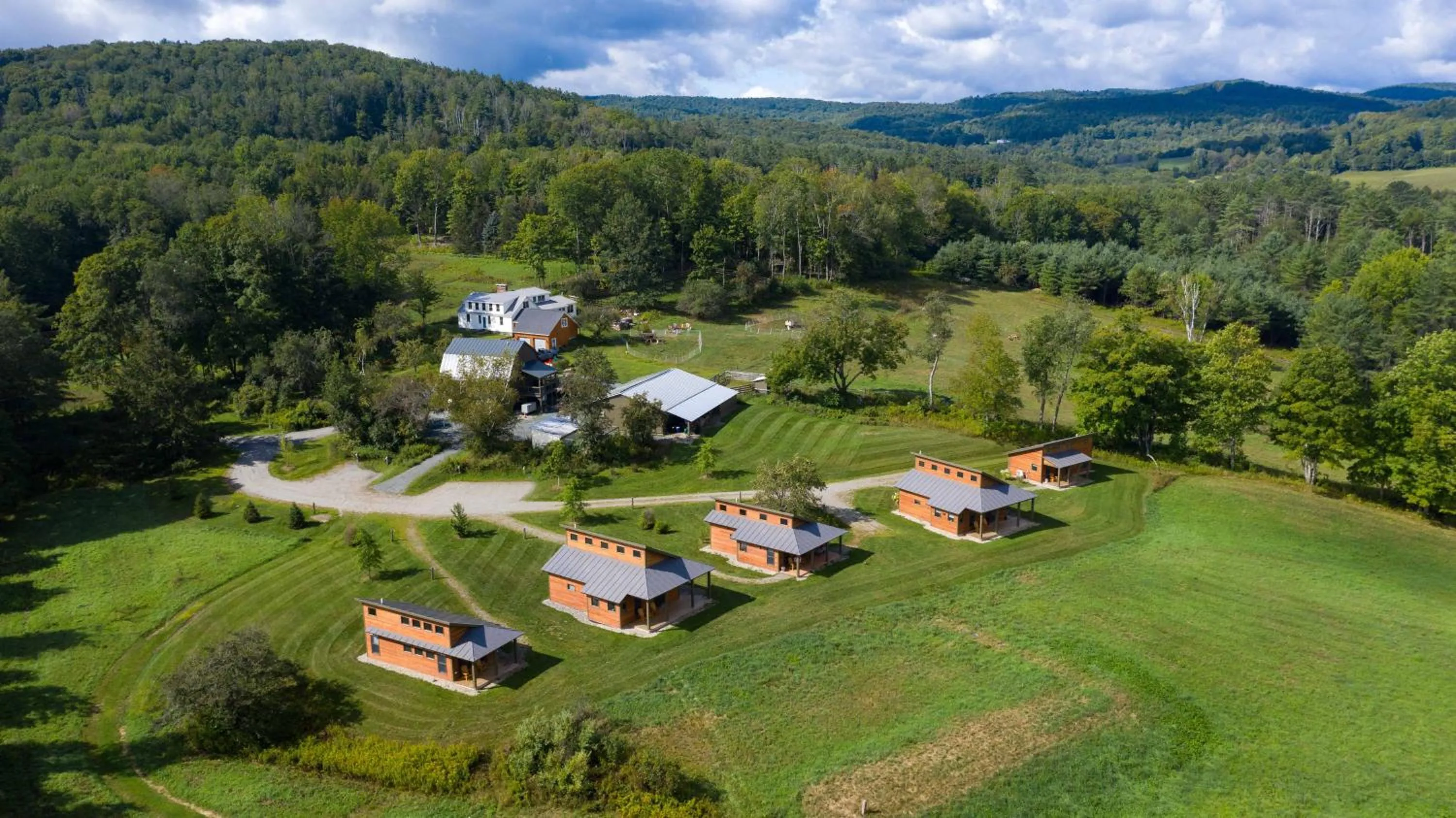 Bird's eye view in Fat Sheep Farm & Cabins