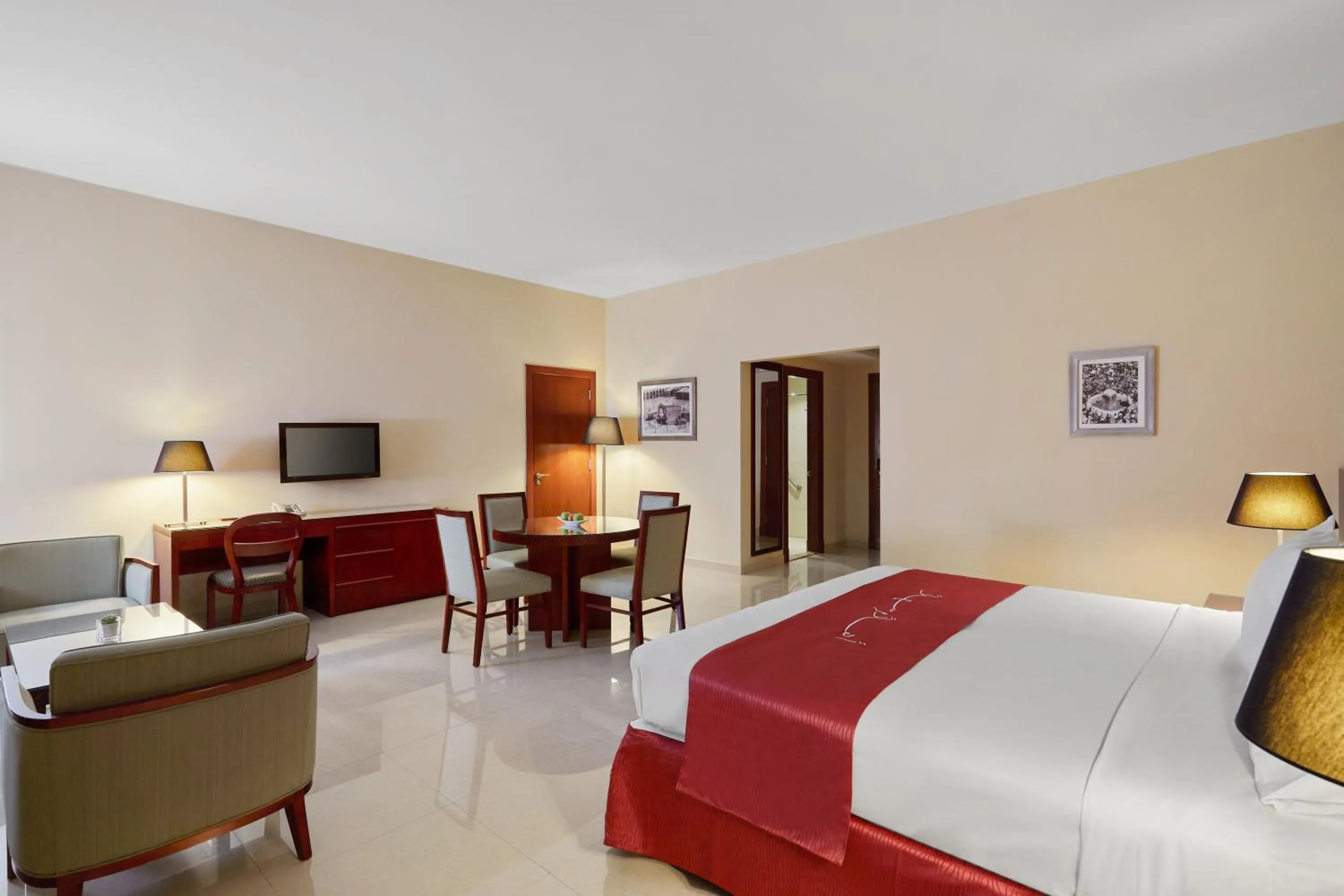 Bed in Makarem Mina Hotel