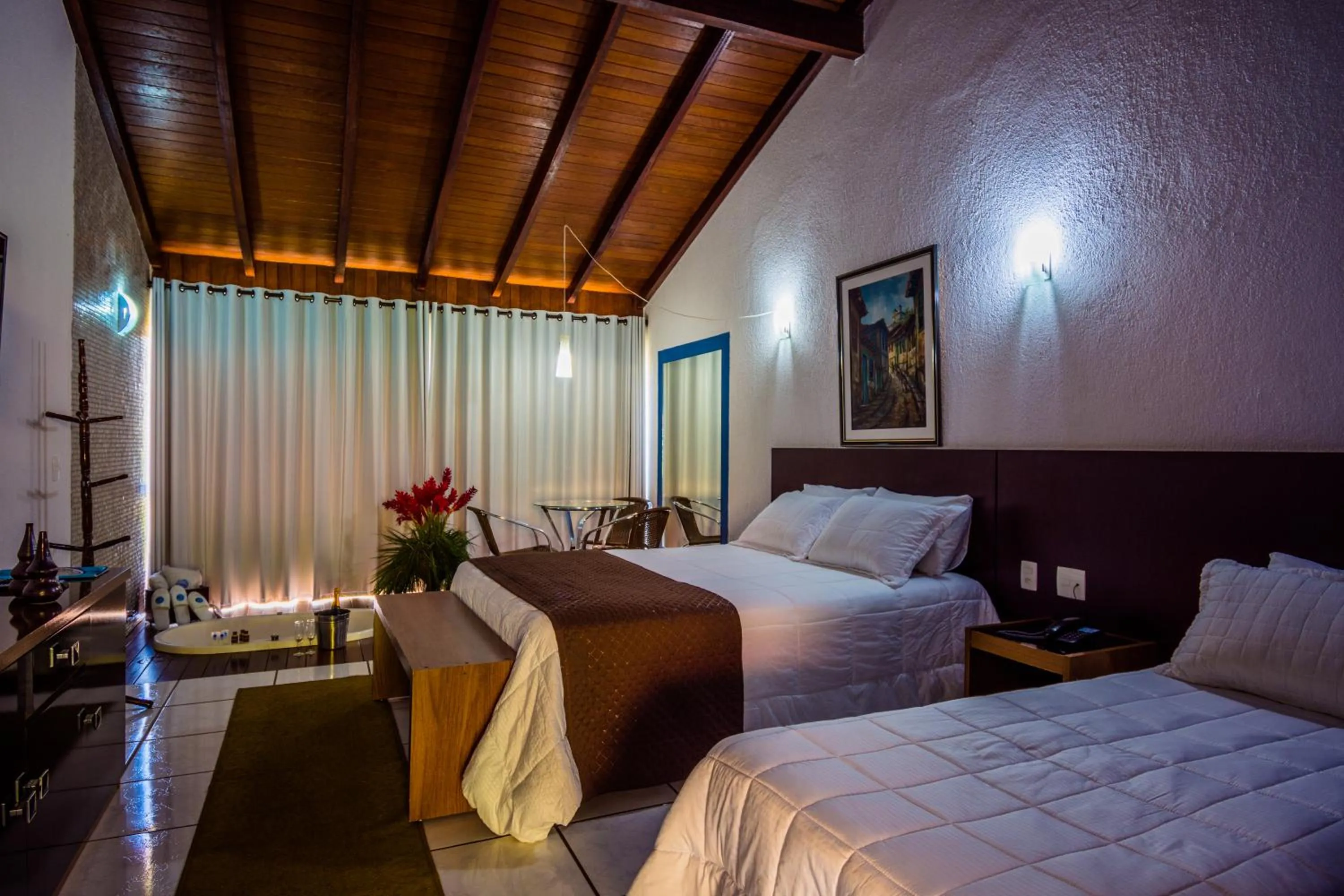 Bed in Balneário do Lago Hotel