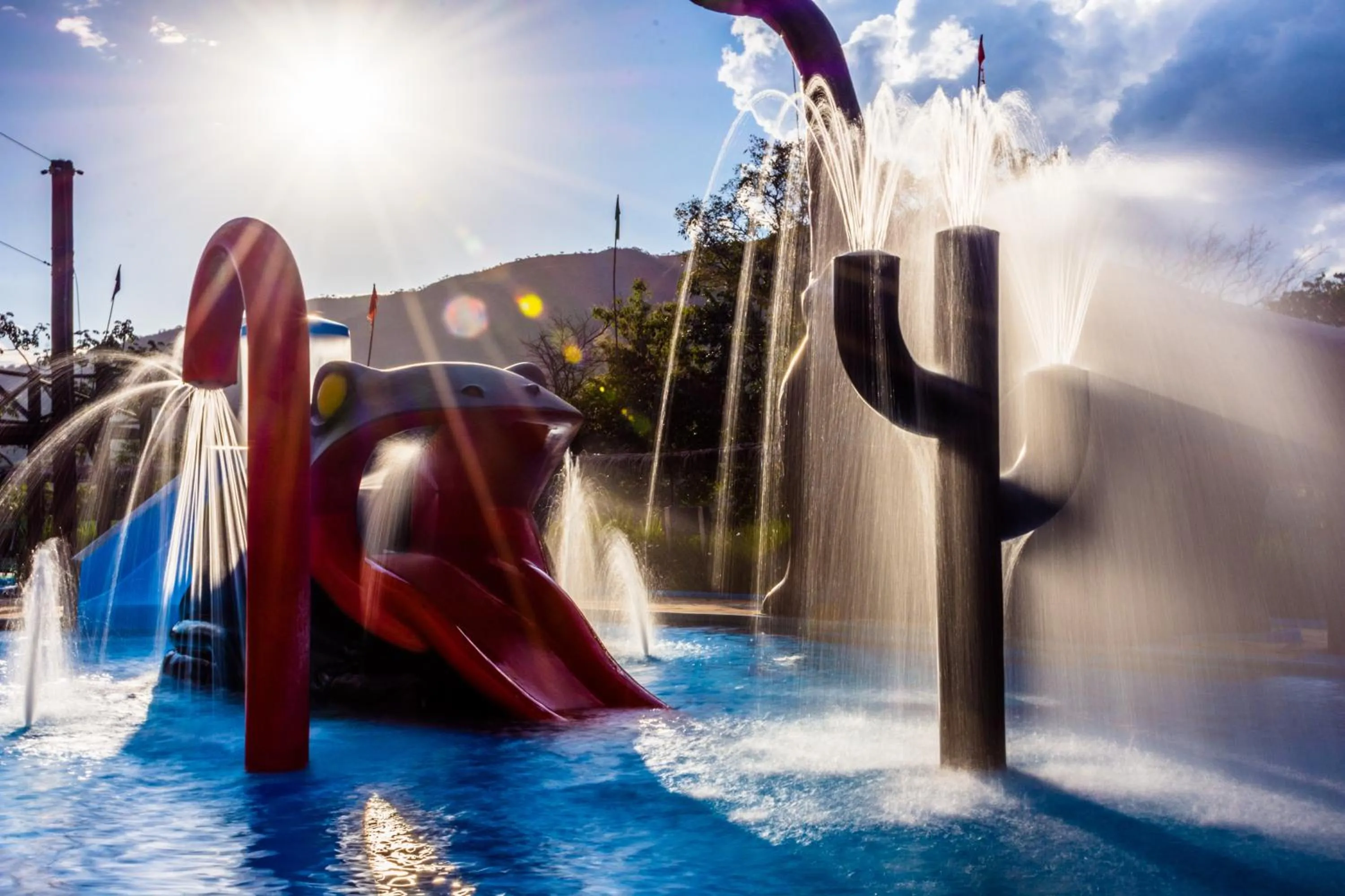 Aqua park in Balneário do Lago Hotel