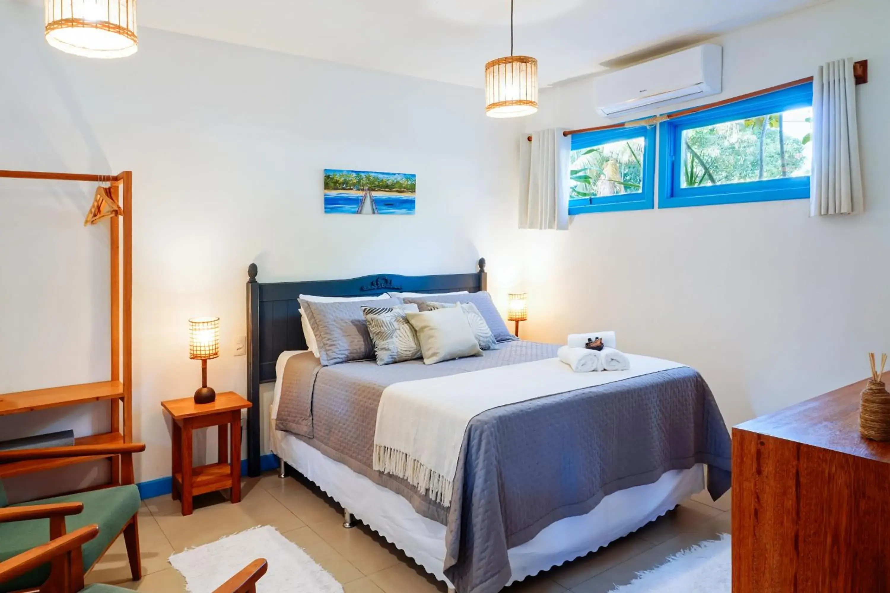 Queen Room with Balcony in Aqualtune Pousada Queen Room with Balcony in Aqualtune Pousada
