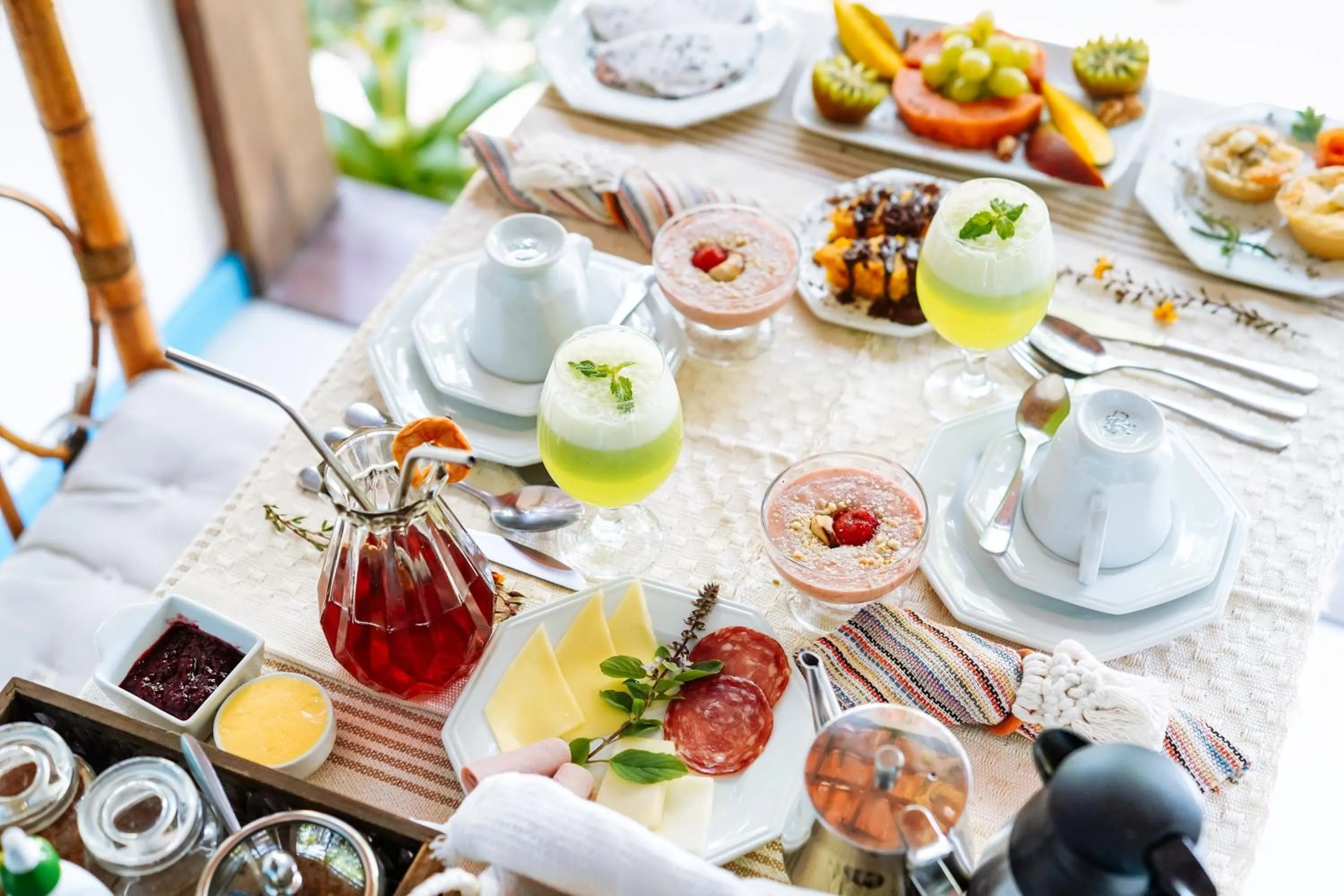 Breakfast in Aqualtune Pousada