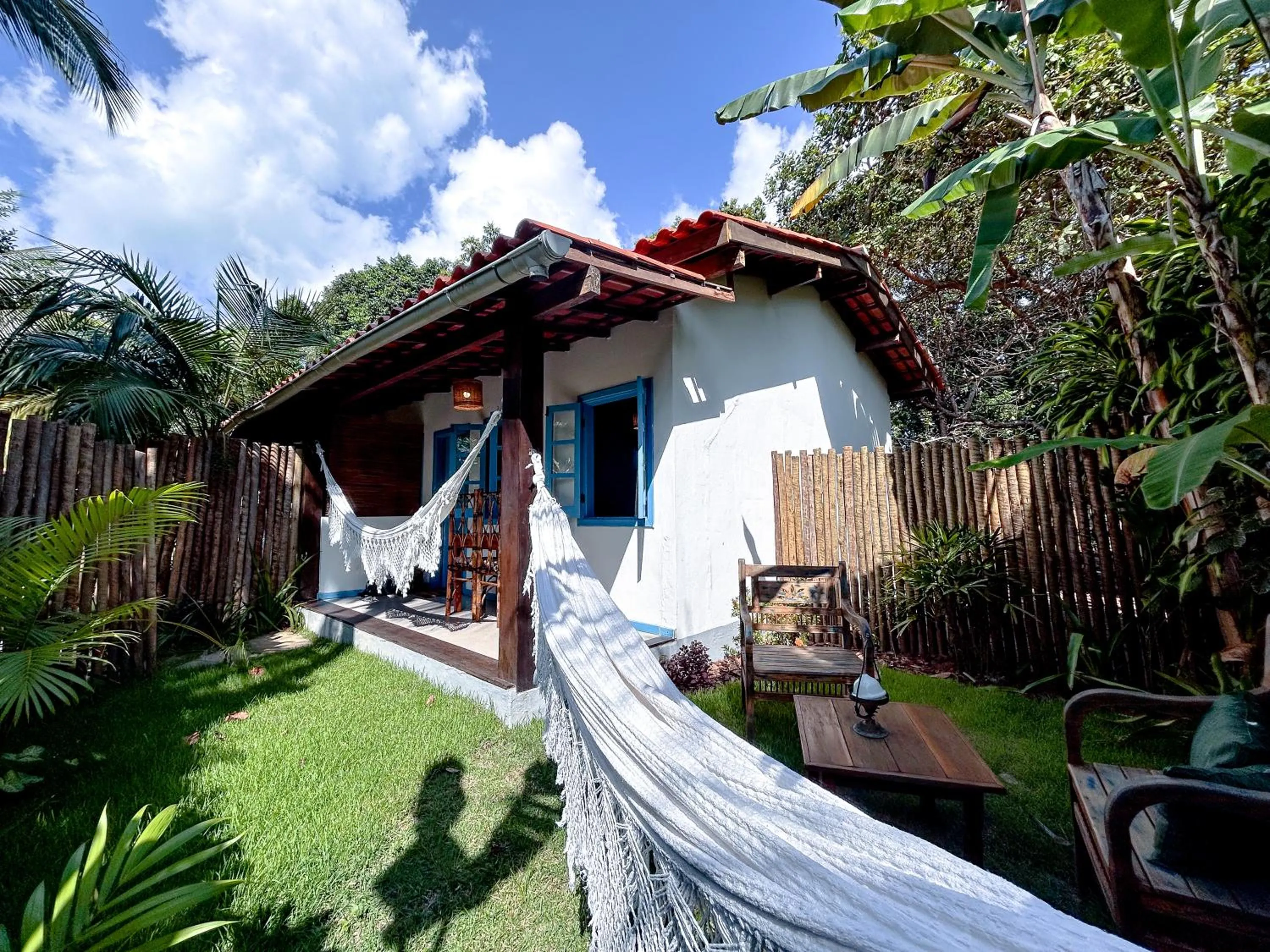 Patio in Aqualtune Pousada