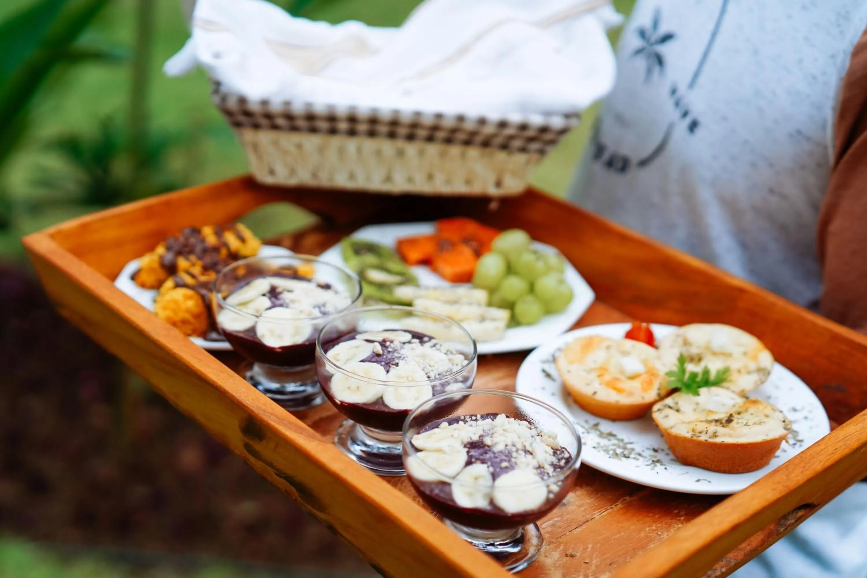 Food and drinks in Aqualtune Pousada