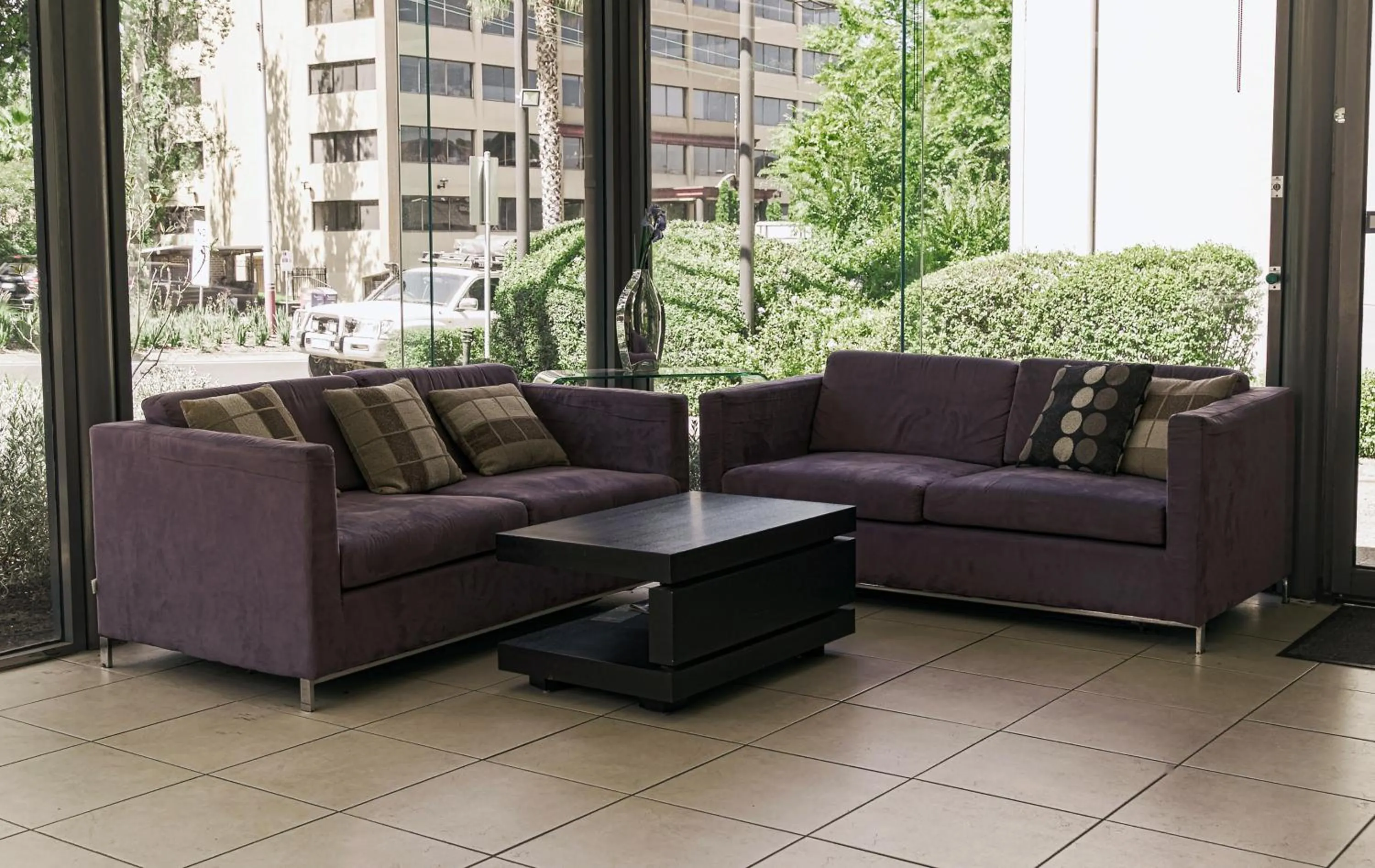 Seating area in Melbourne Kew Central Apartments Official