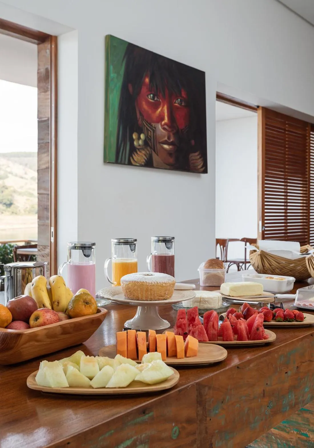 Breakfast in Pousada Noah