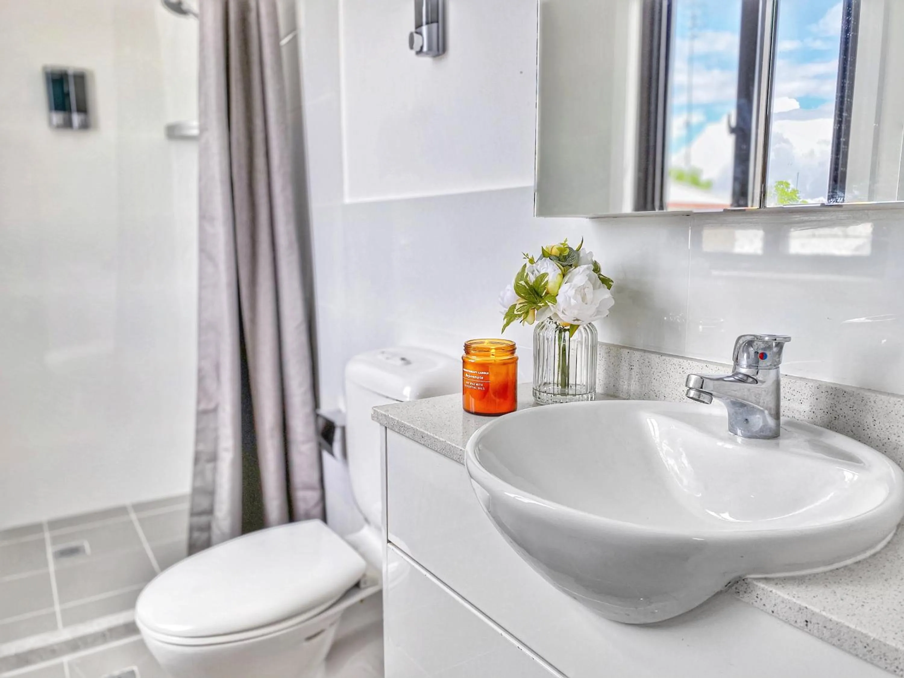 Bathroom in Commercial Motel