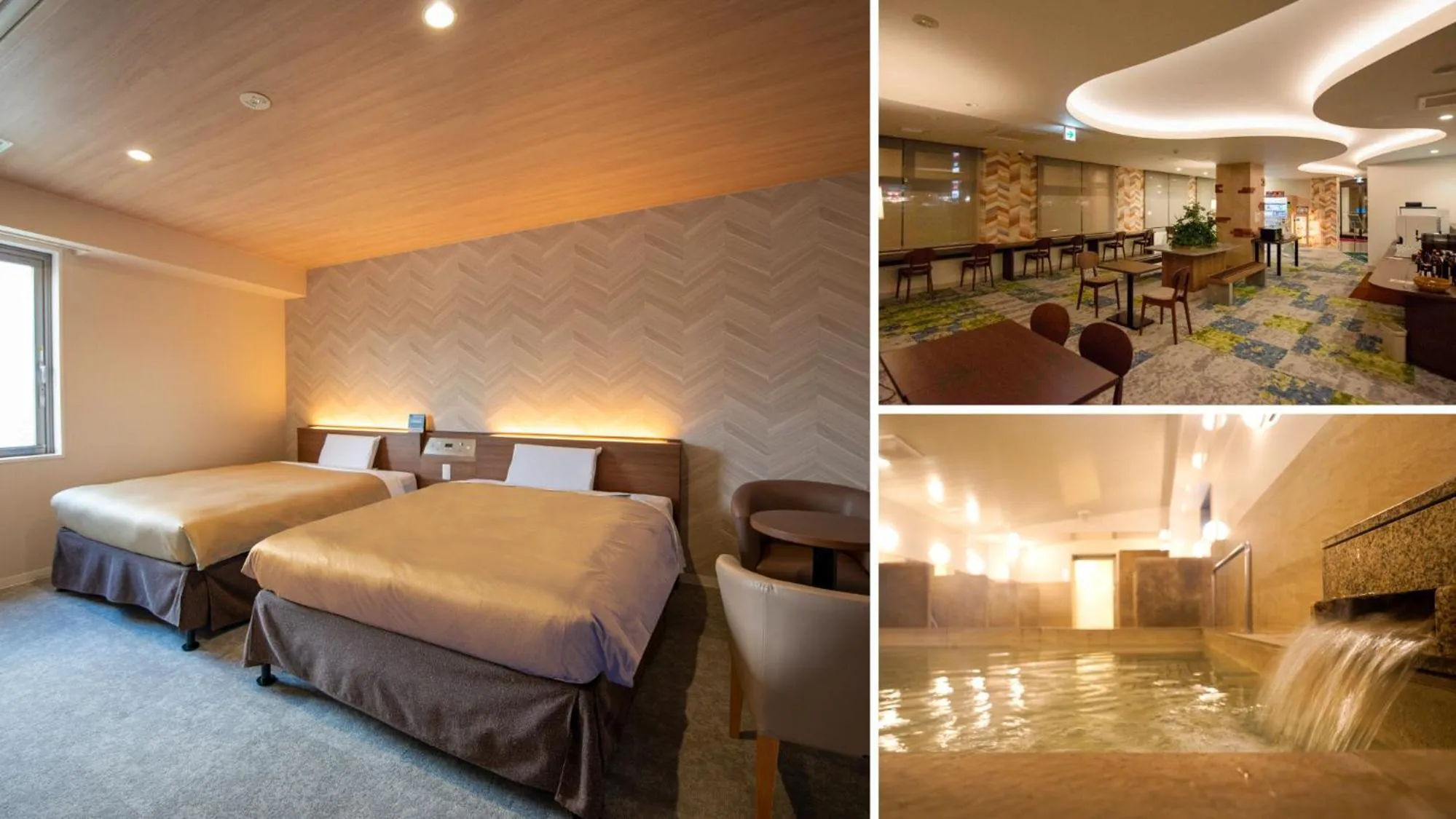 Bed in Hotel New Gaea Nishi Kumamoto Ekimae