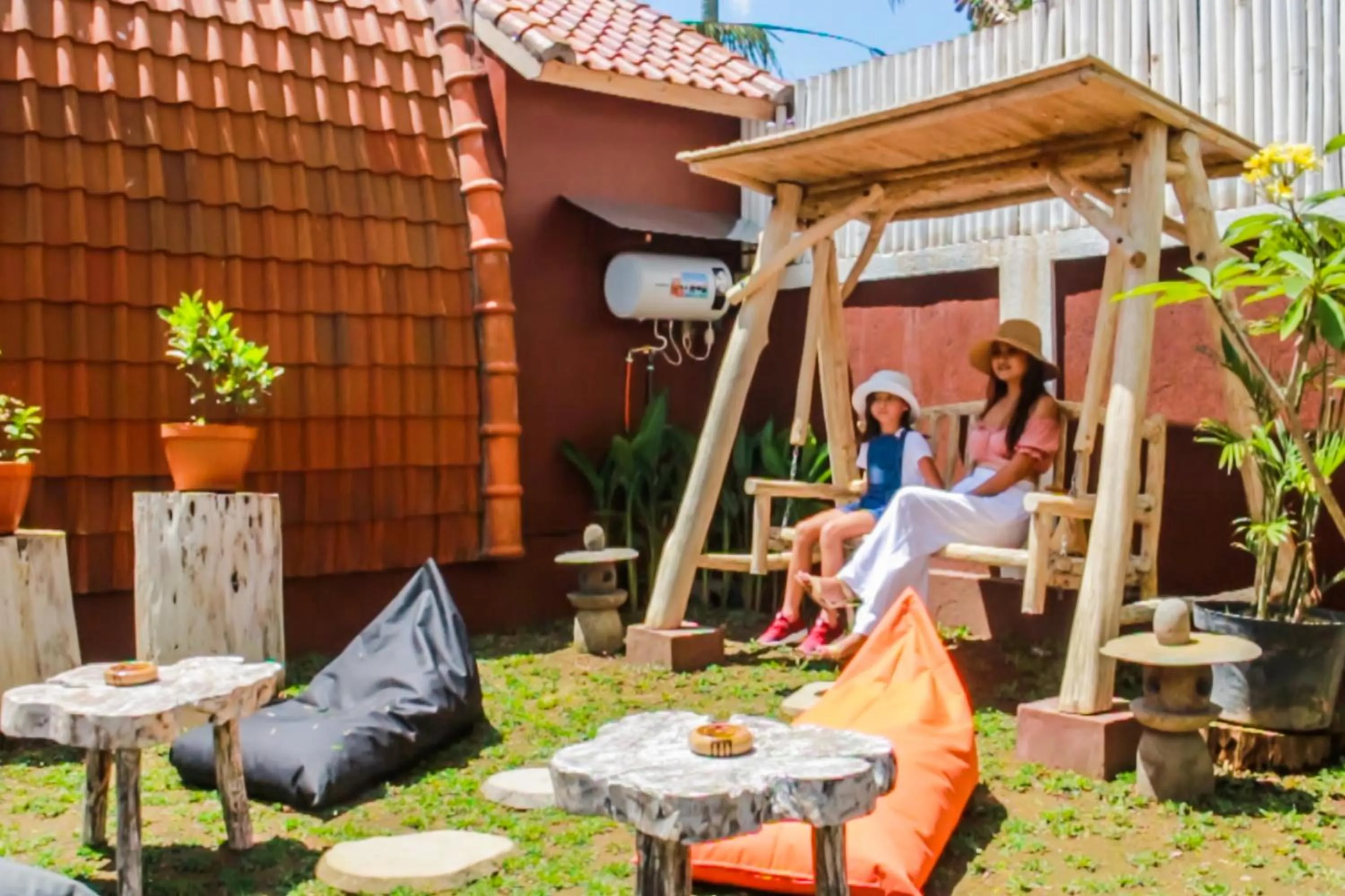 People in Puri Lumbung Village