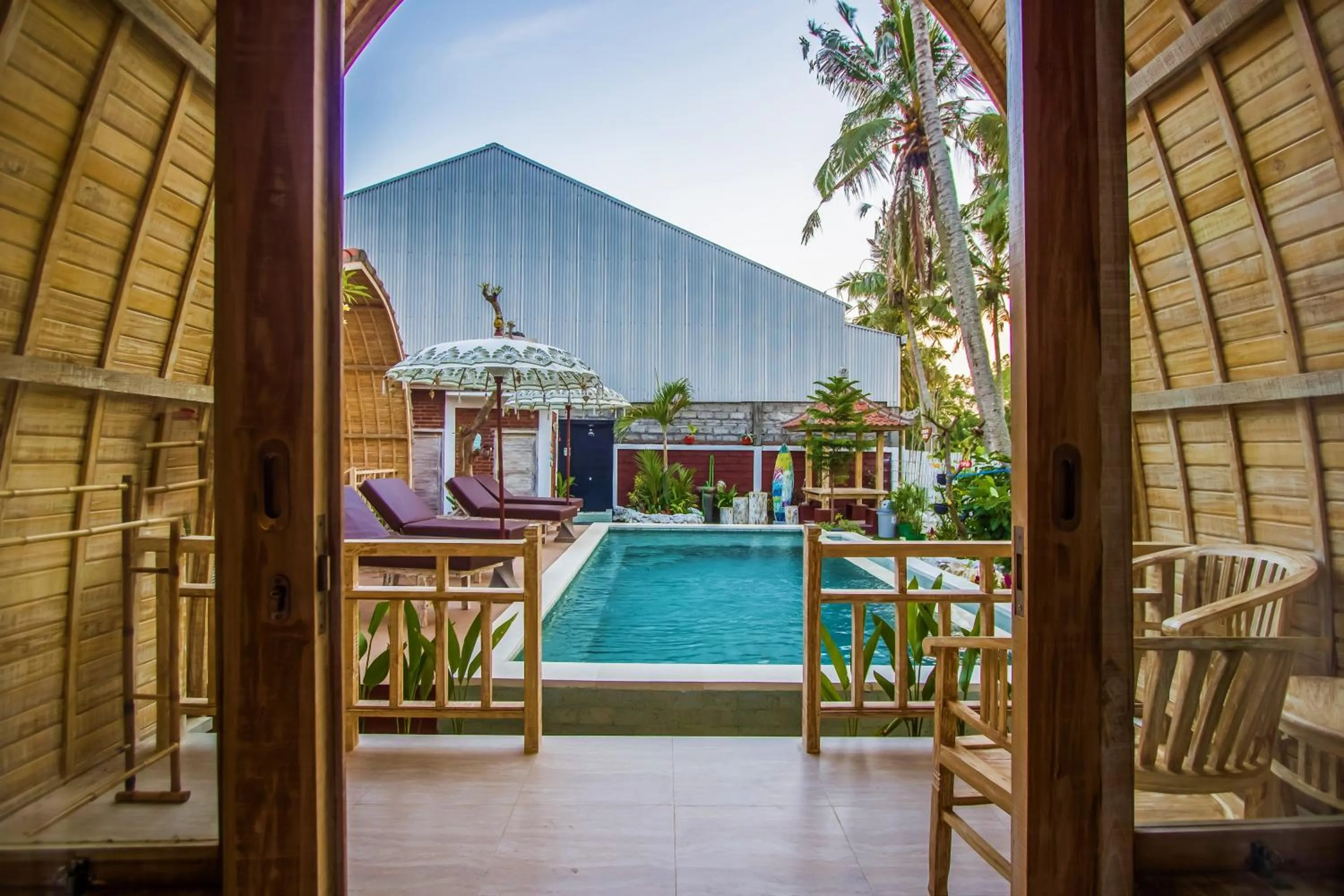 Balcony/Terrace in Puri Lumbung Village