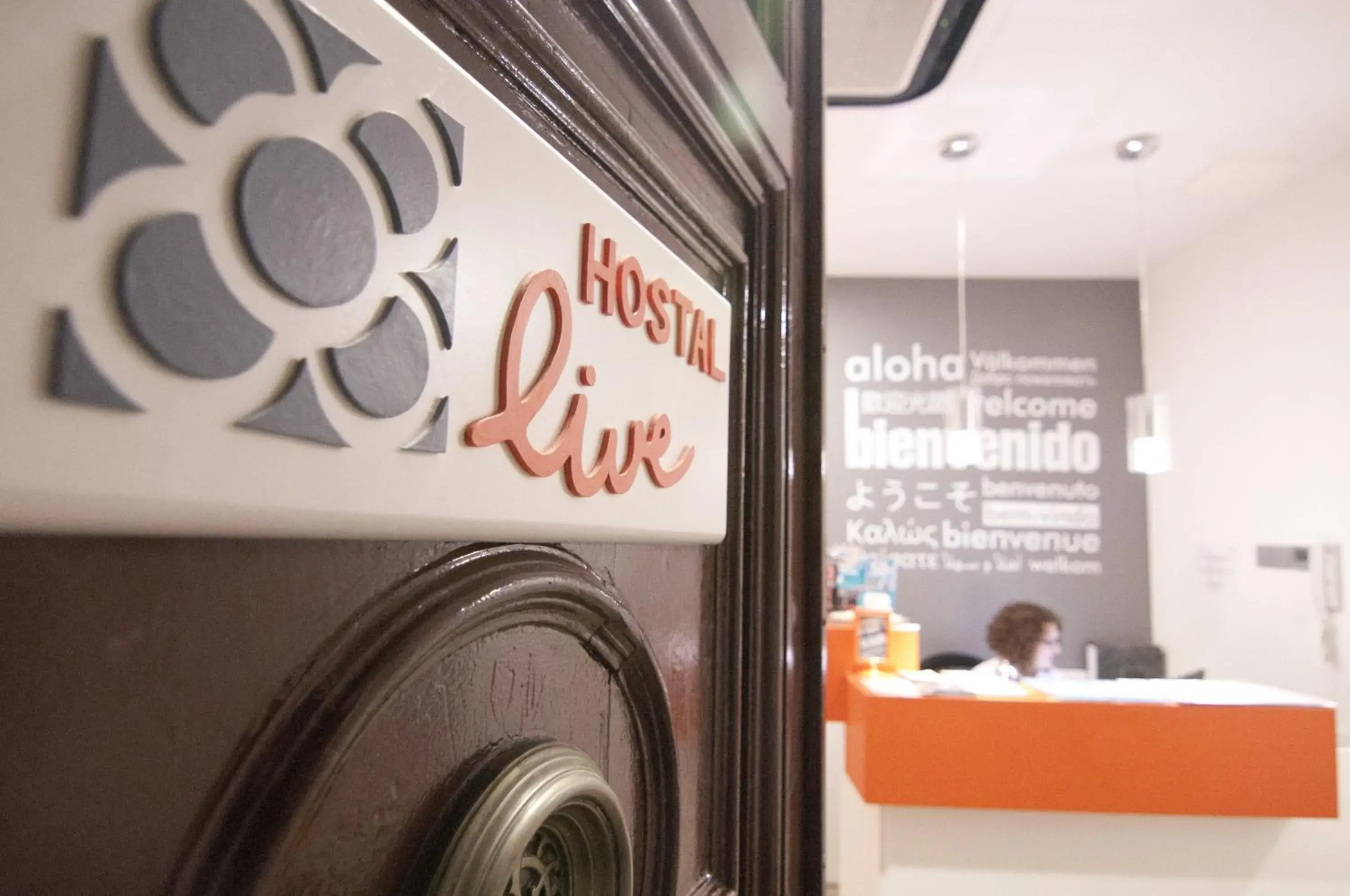 Lobby or reception in Hostal Live Barcelona Lobby or reception in Hostal Live Barcelona