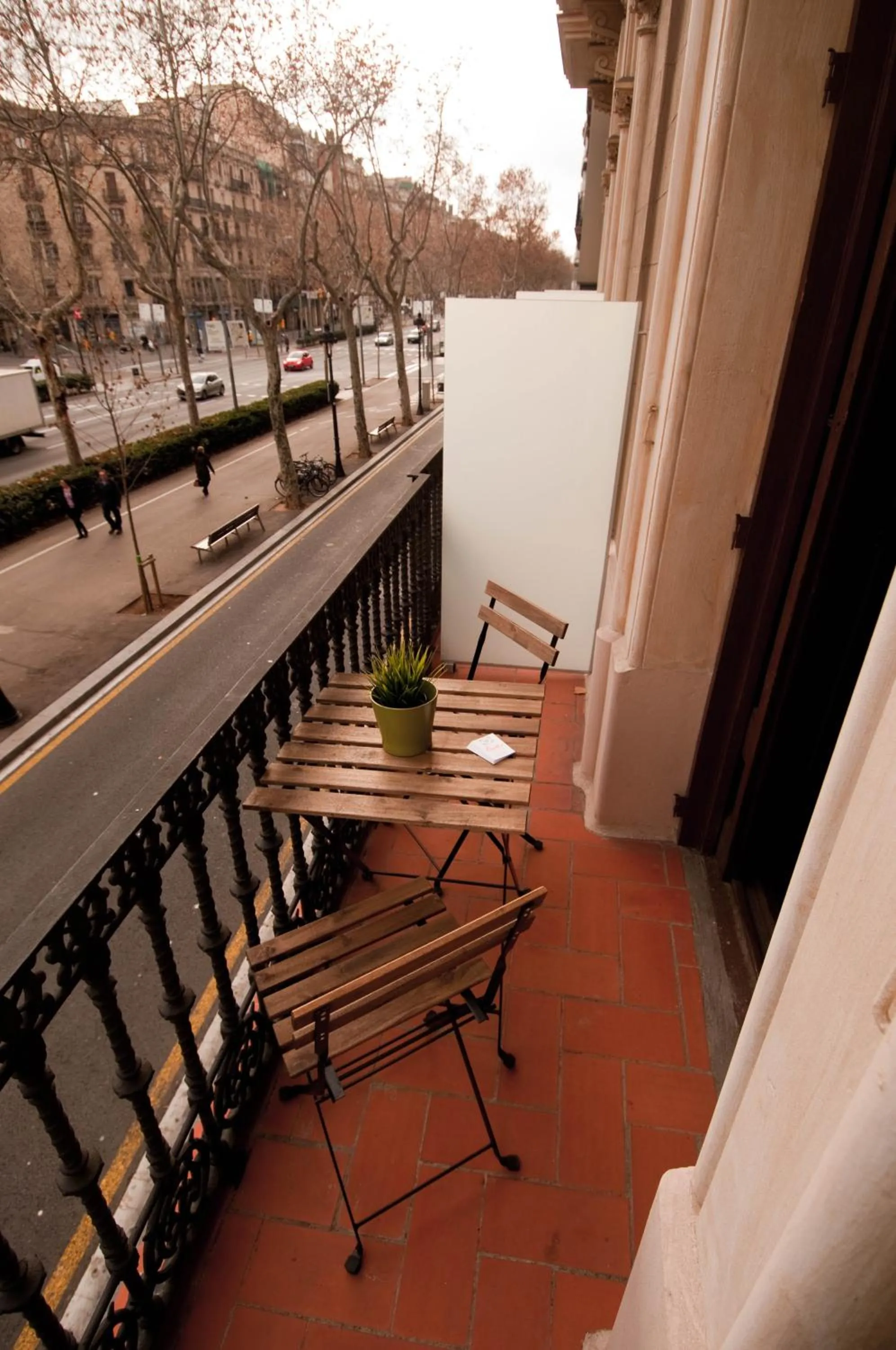 Balcony/Terrace in Hostal Live Barcelona