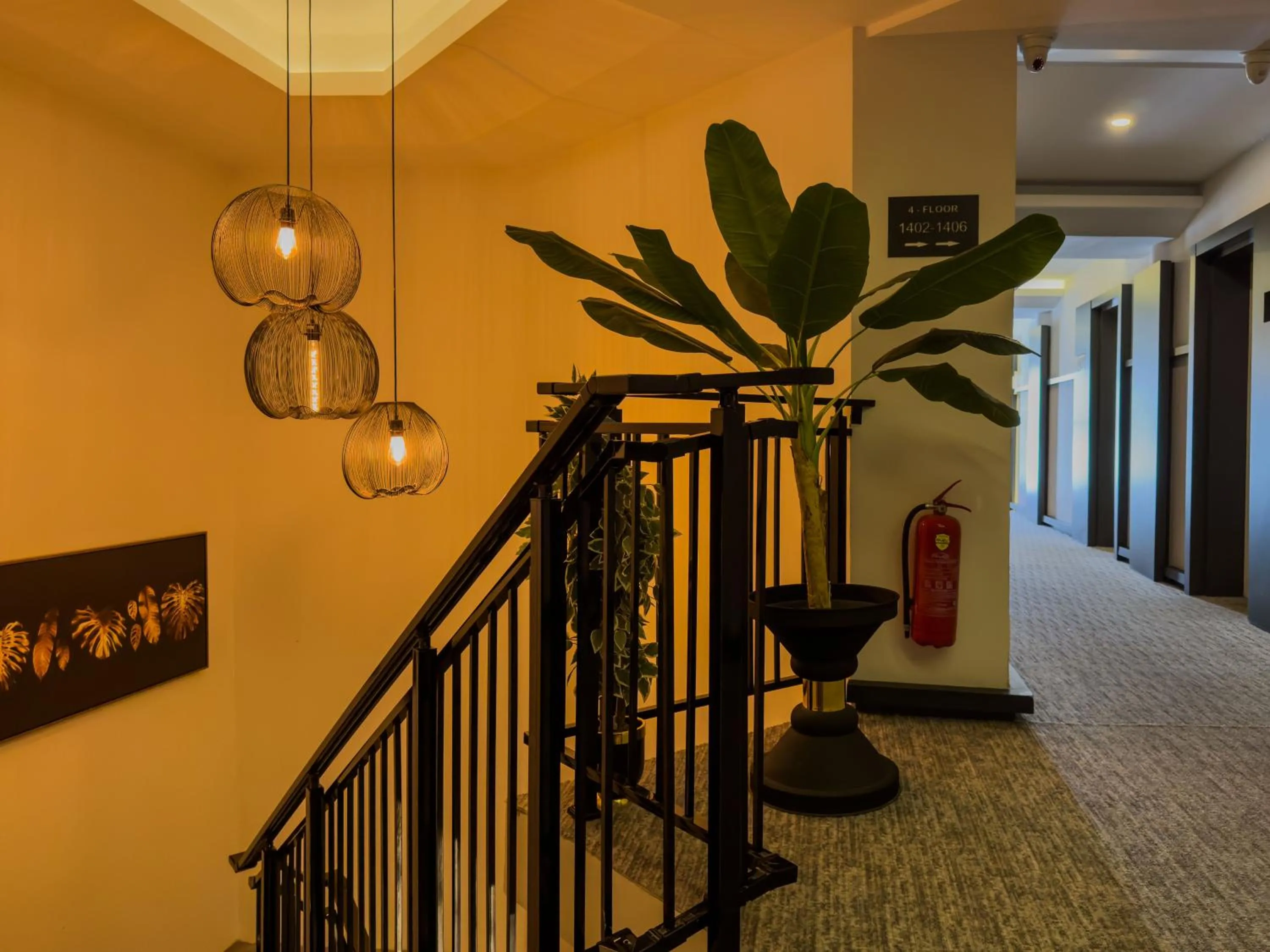 Decorative detail in Leaf Port Hotel