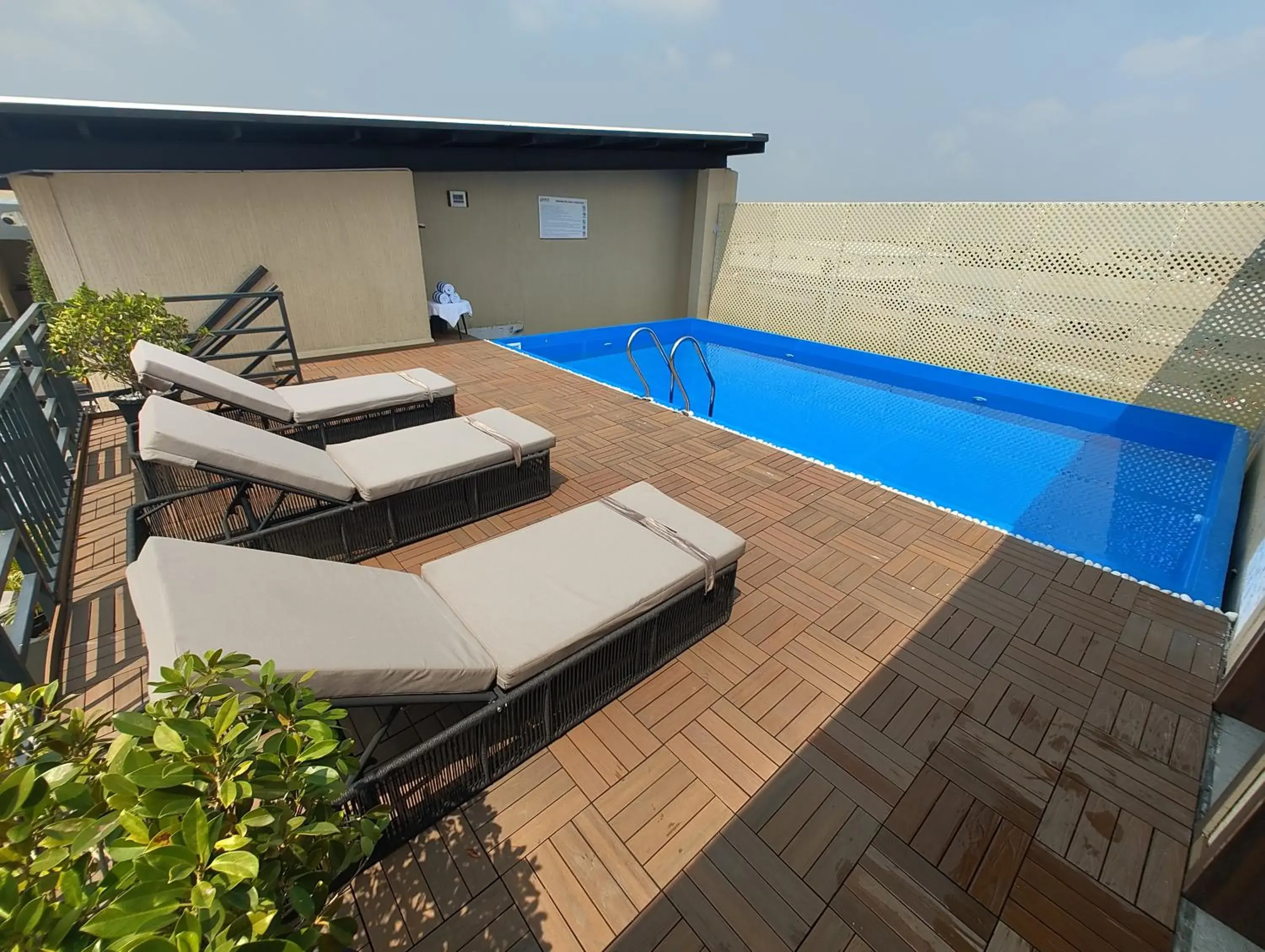 Swimming pool in Amika Hotel,Madurai - Near Airport Swimming pool in Amika Hotel,Madurai - Near Airport