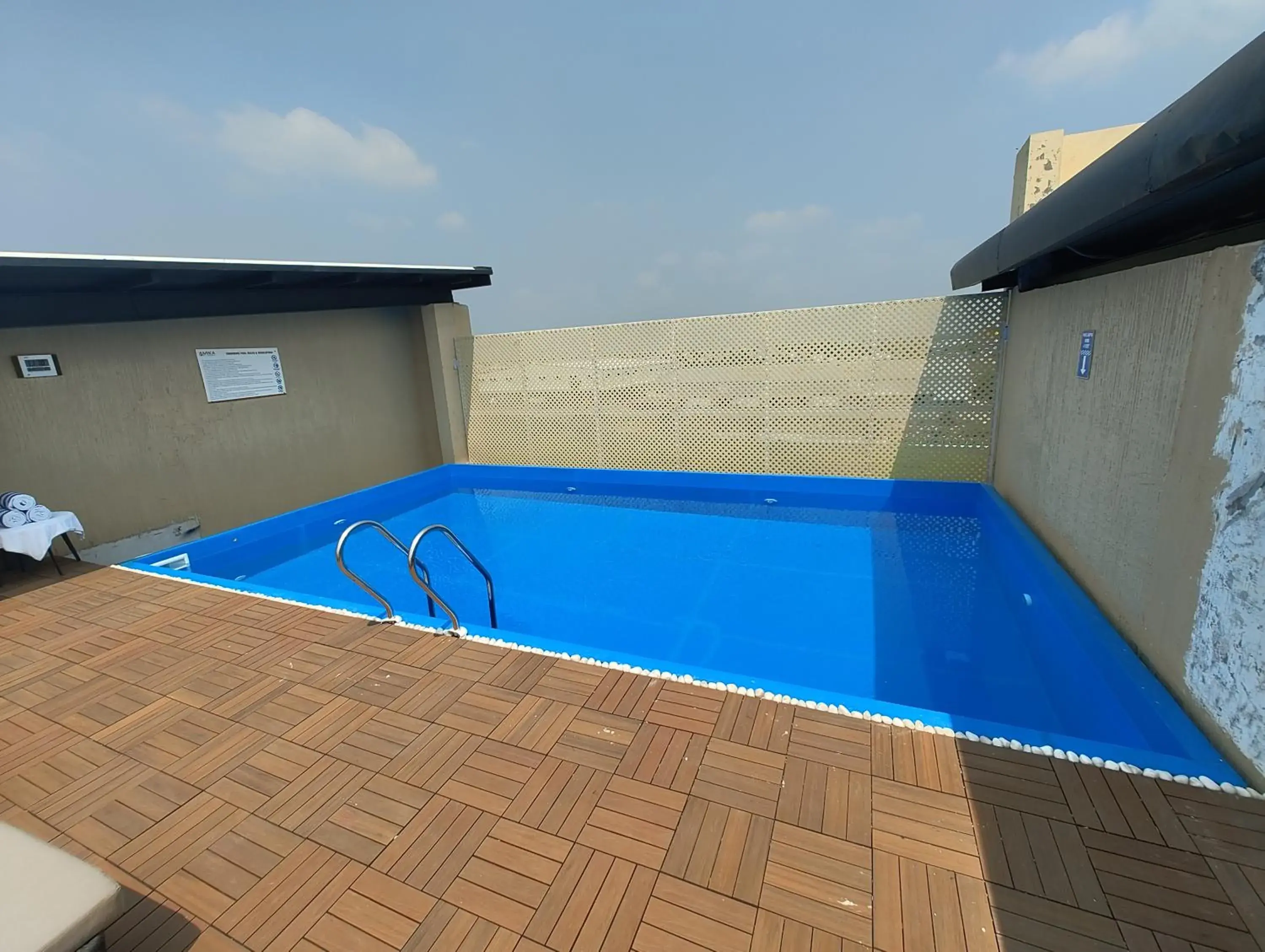 Swimming pool in Amika Hotel,Madurai - Near Airport Swimming pool in Amika Hotel,Madurai - Near Airport