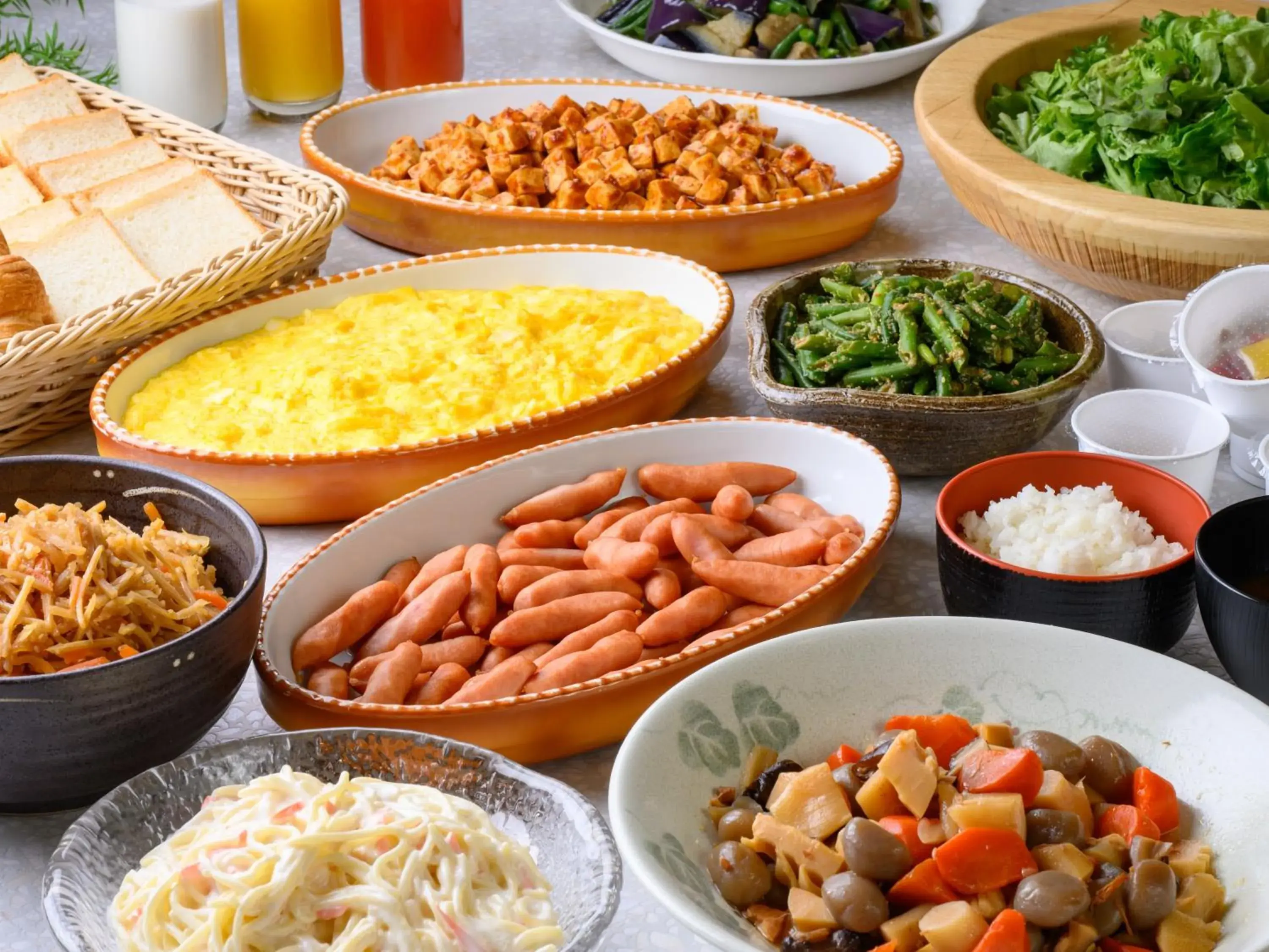 Breakfast in Hotel Econo Higashi Kanazawa Breakfast in Hotel Econo Higashi Kanazawa