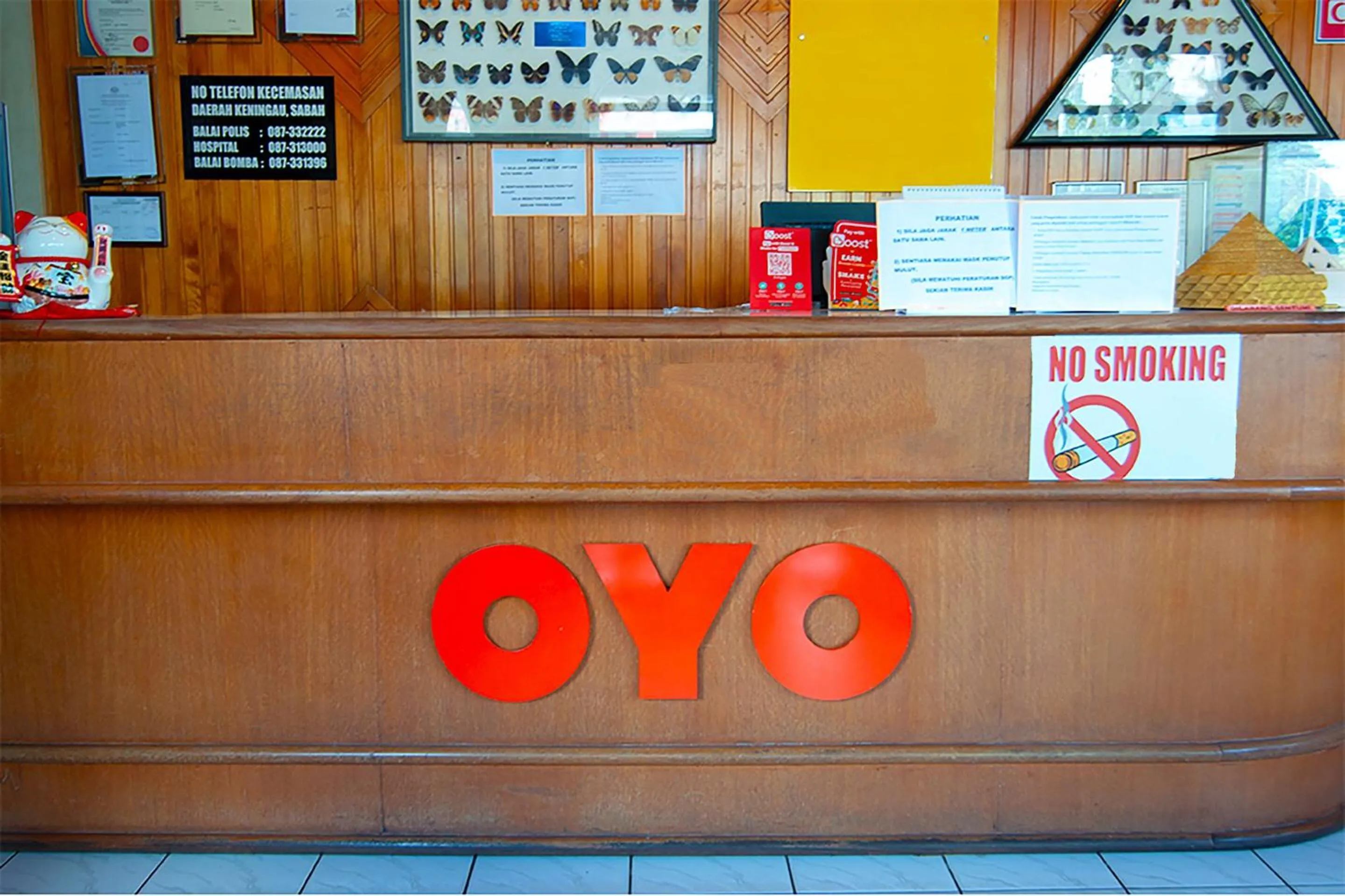 Lobby or reception in OYO 89577 Kristal Hotel